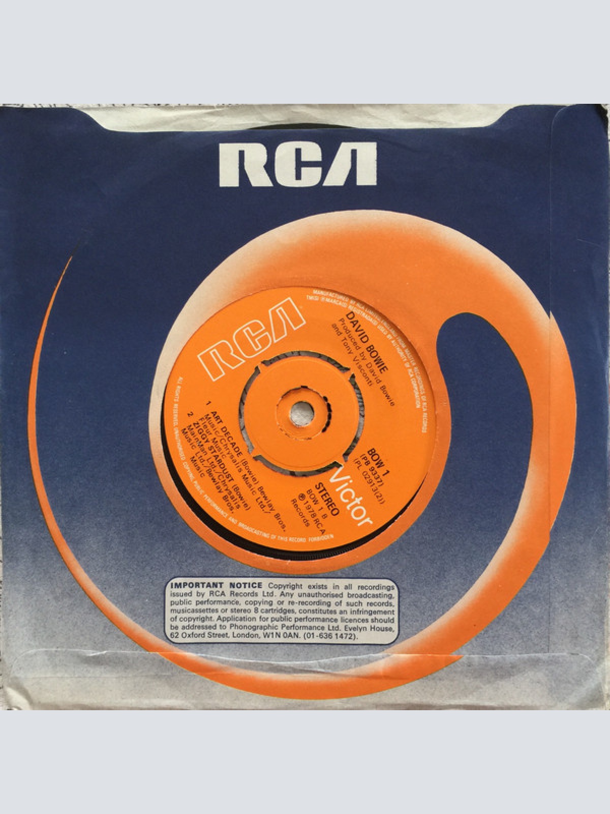 Vinyl / David Bowie - Breaking Glass