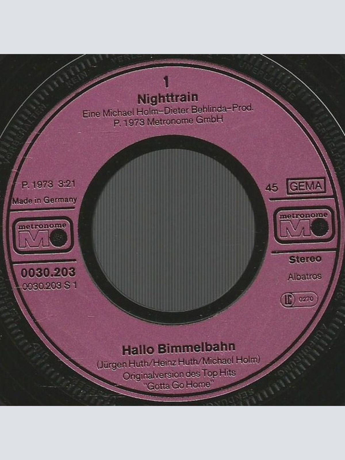Vinyl / Nighttrain (2) - Hallo Bimmelbahn