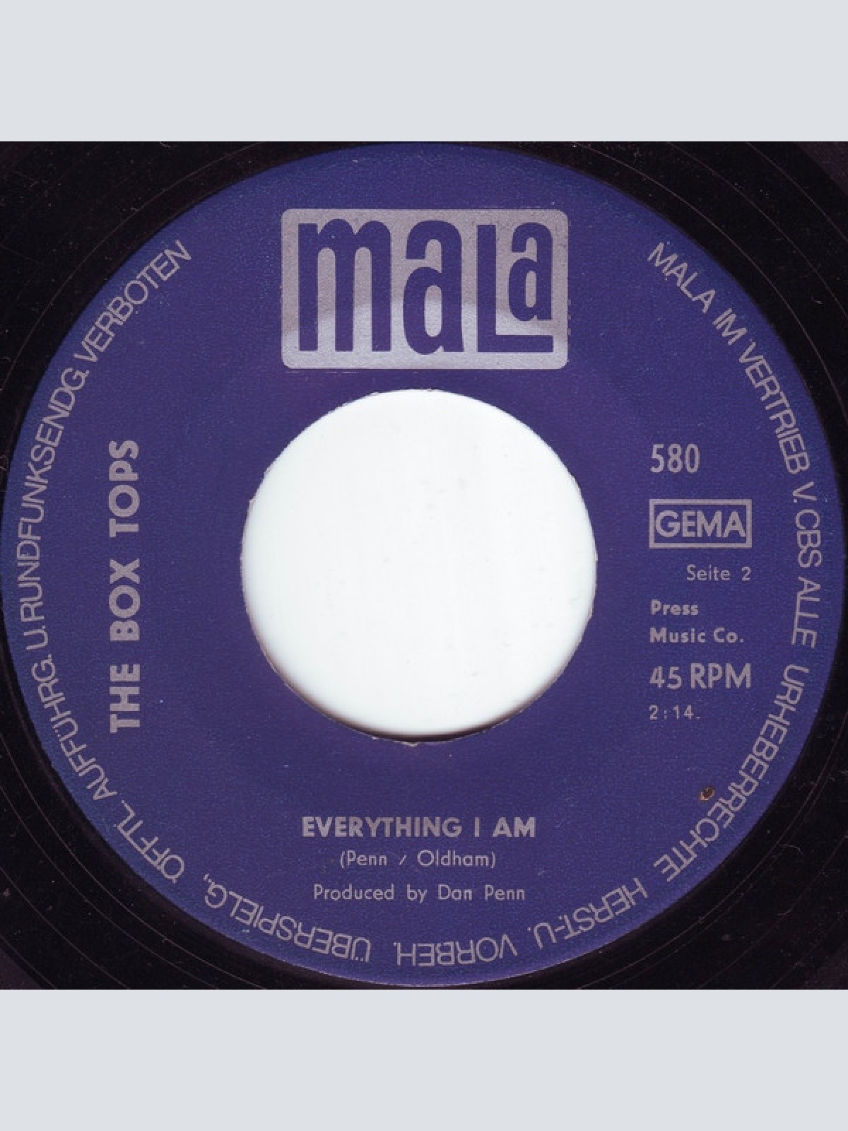 Vinyl / The Box Tops* - Neon Rainbow