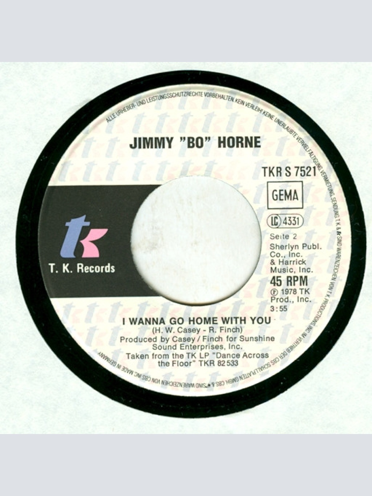 Vinyl / Jimmy "Bo" Horne - Spank