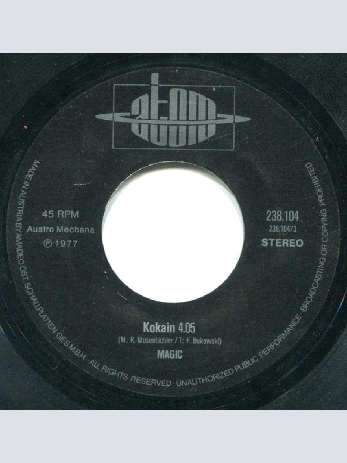 Vinyl / Magic (14) - Kokain