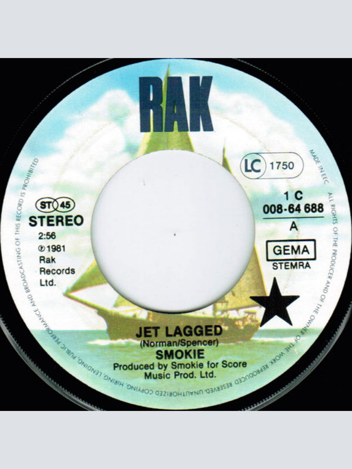 Vinyl / Smokie - Jet Lagged