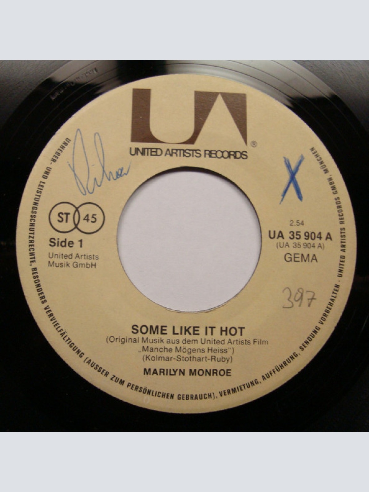 Vinyl / Marilyn Monroe / Melina Mercouri - Some Like It Hot / Never On Sunday