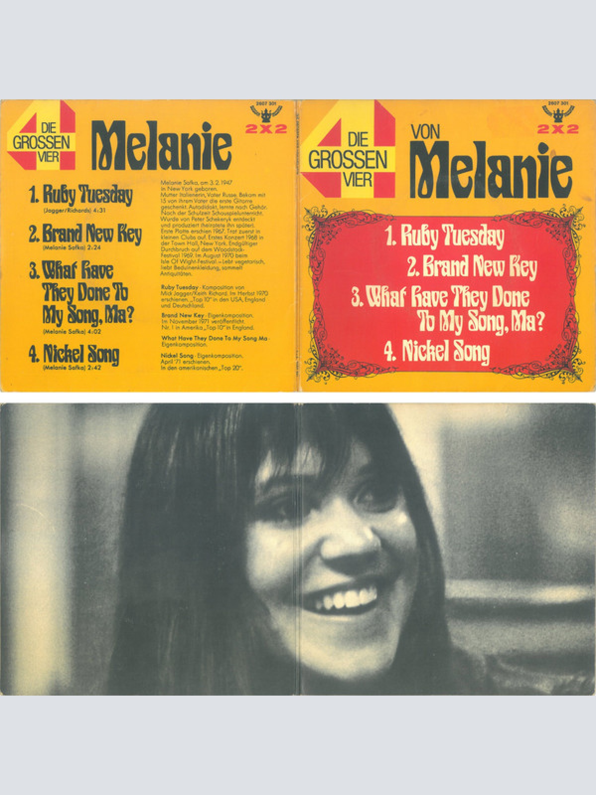 Vinyl / Melanie (2) - Die Grossen Vier Von Melanie
