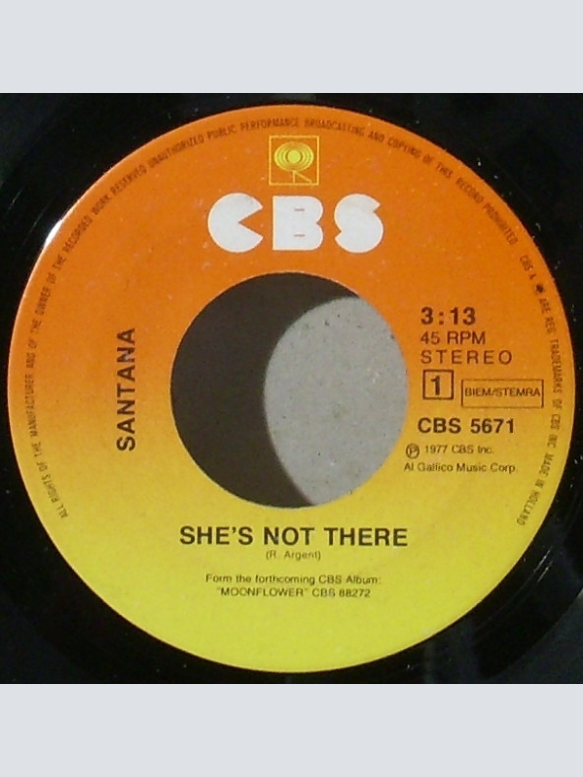 Vinyl / Santana - She's Not There