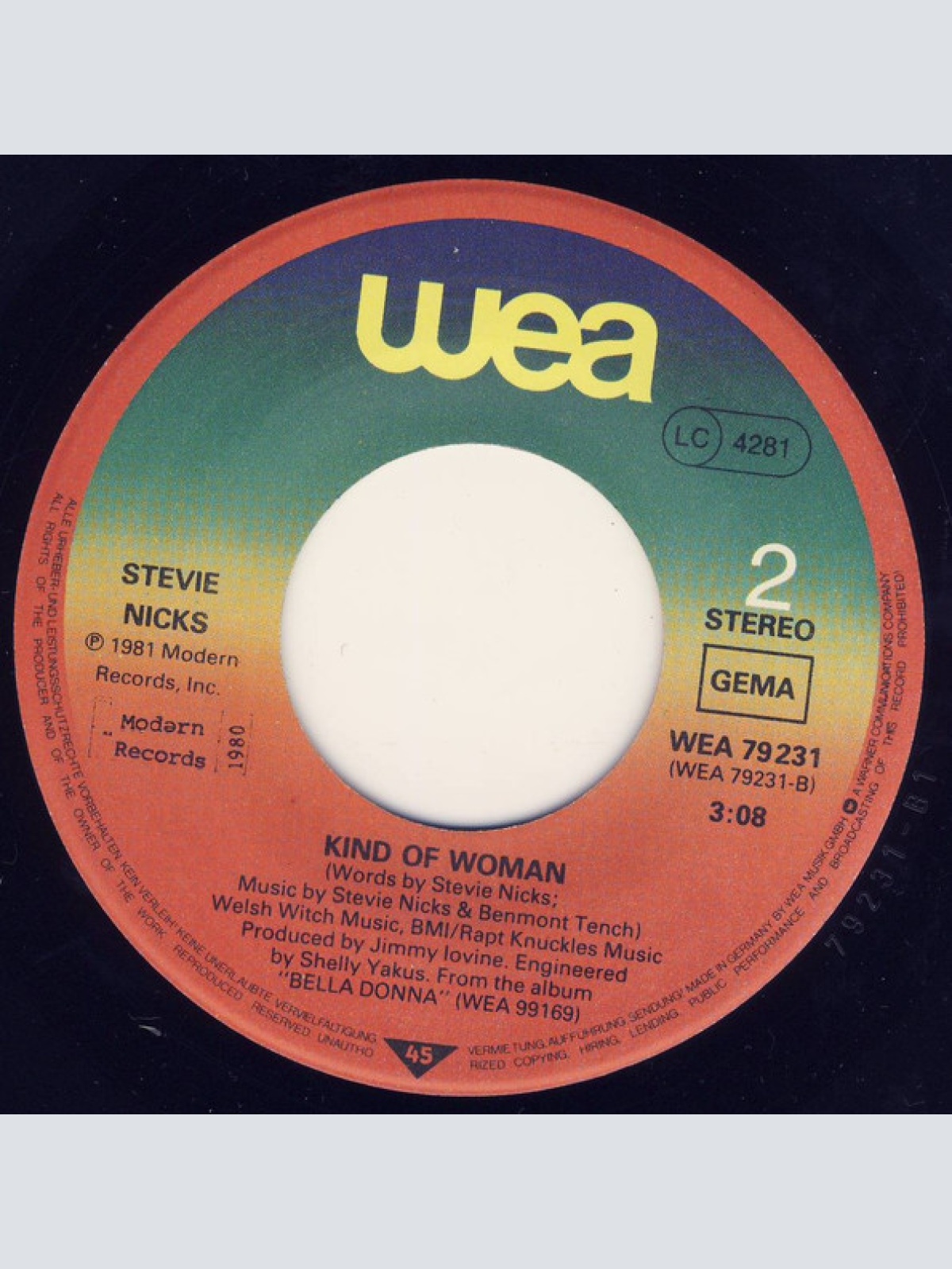 Vinyl / Stevie Nicks With Tom Petty And The Heartbreakers - Stop Draggin' My Heart Around