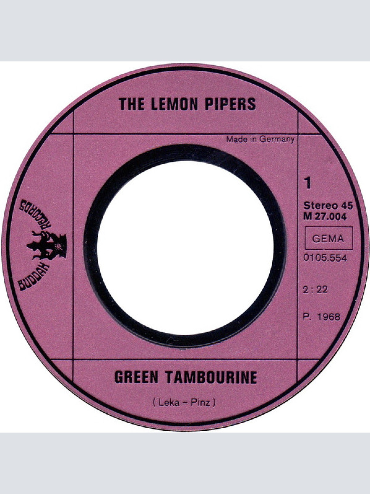 Vinyl / The Lemon Pipers - Green Tambourine / Jelly Jungle