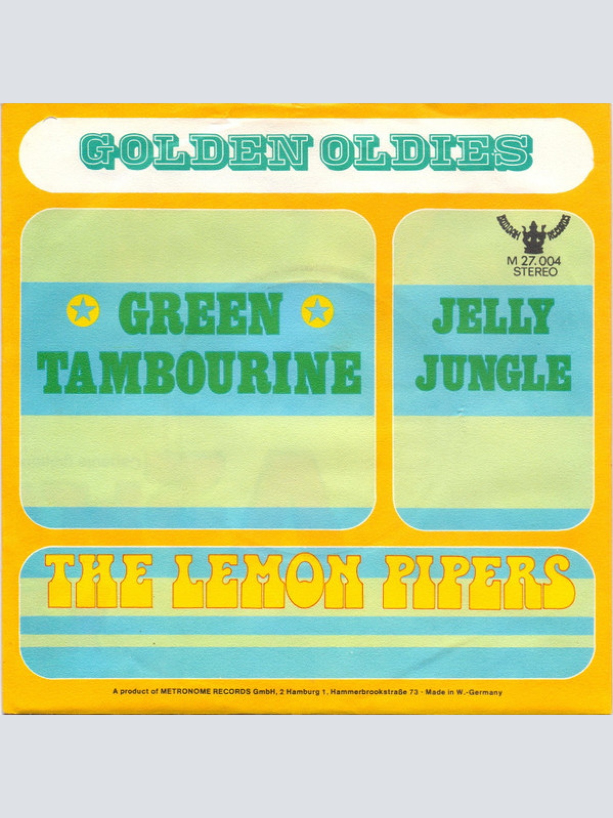 Vinyl / The Lemon Pipers - Green Tambourine / Jelly Jungle