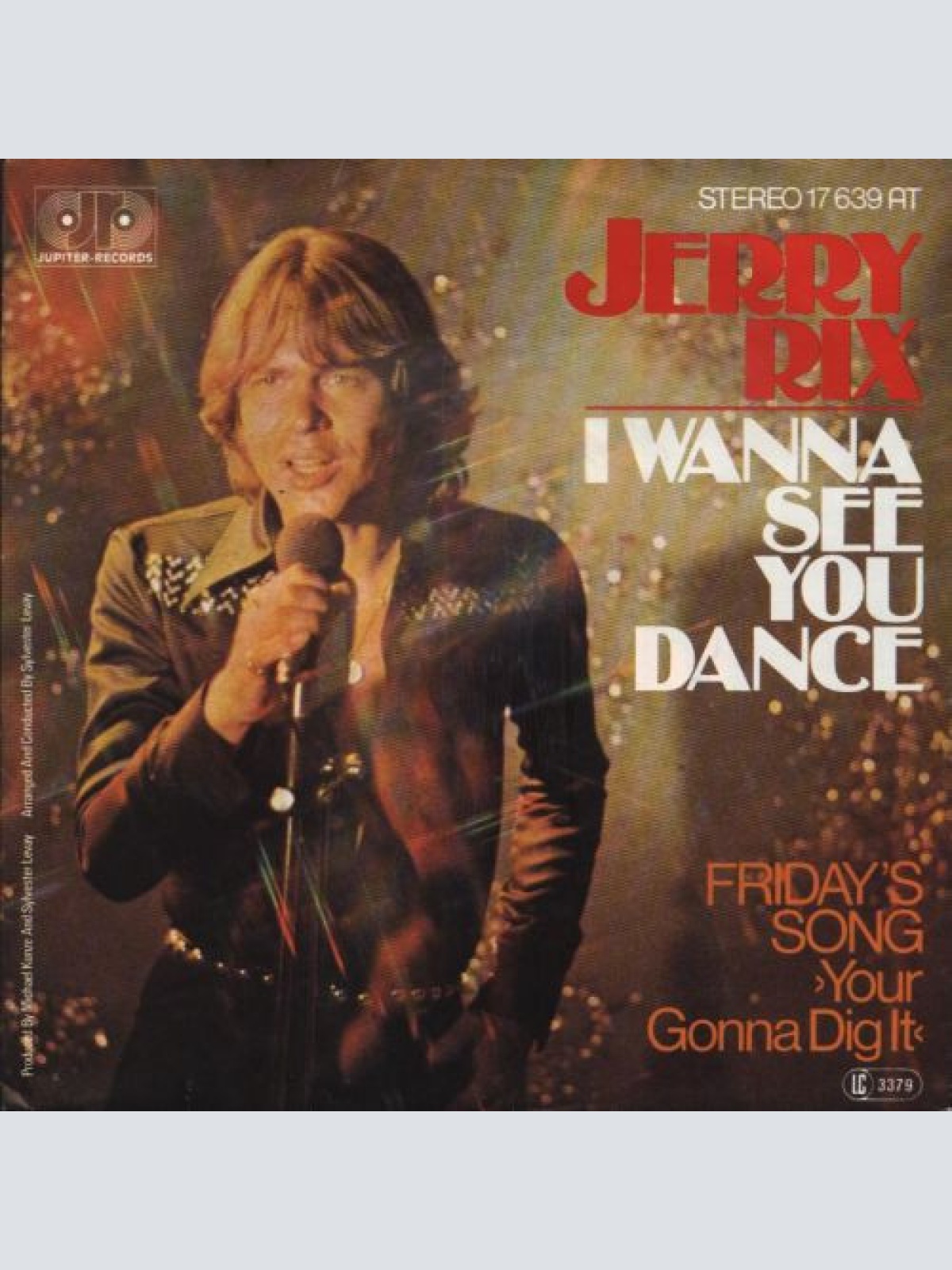 Vinyl / Jerry Rix - I Wanna See You Dance