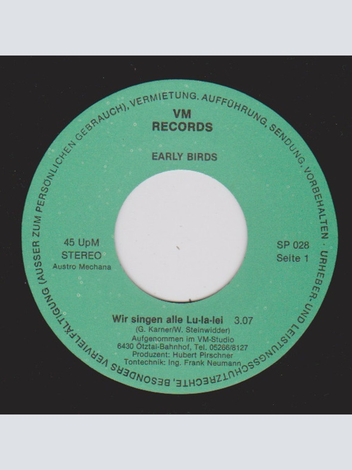 Vinyl / Early Birds - Wir Singen Alle Lu-La-Lei