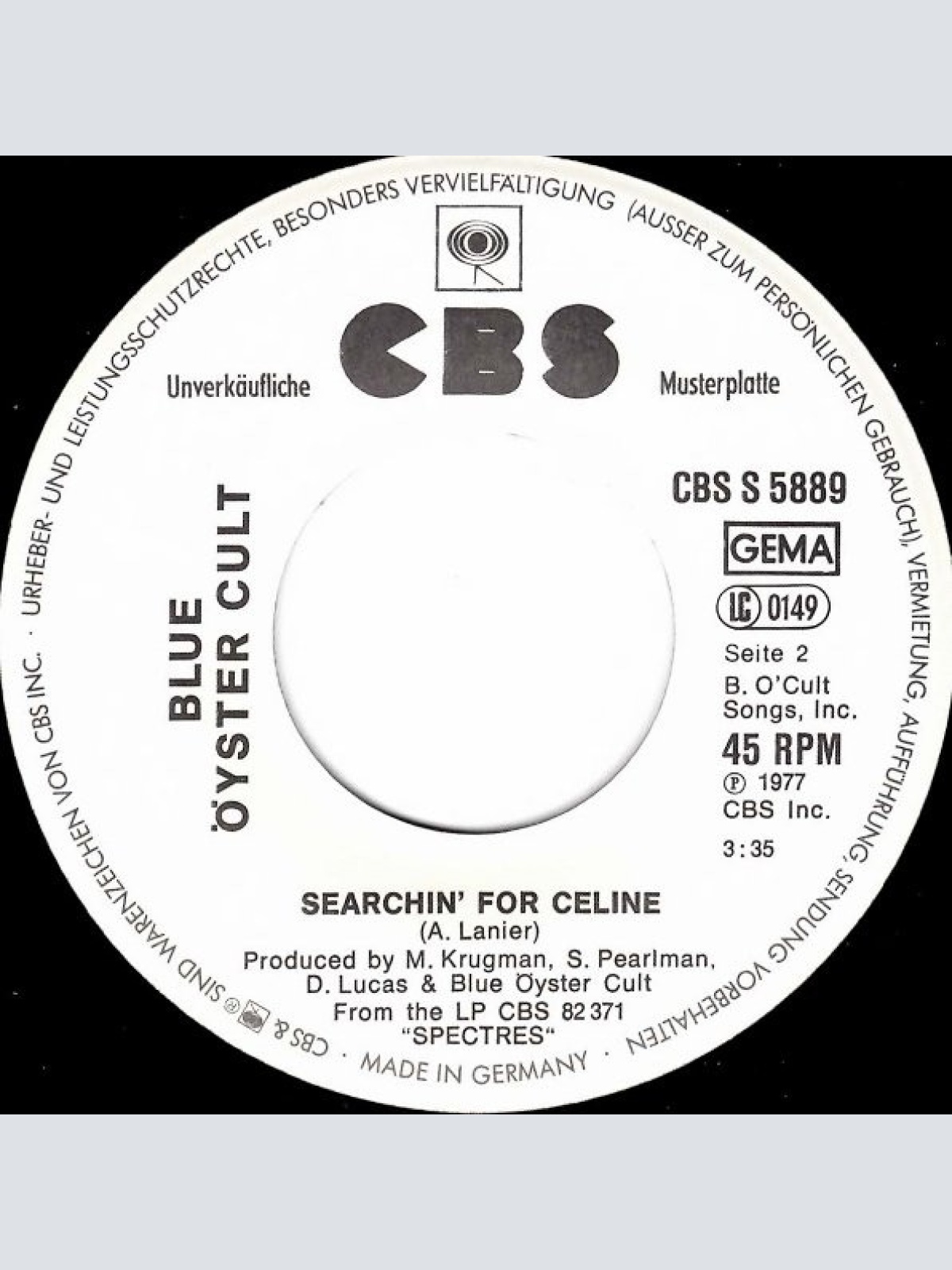 Vinyl / Blue Öyster Cult - Goin' Through The Motions