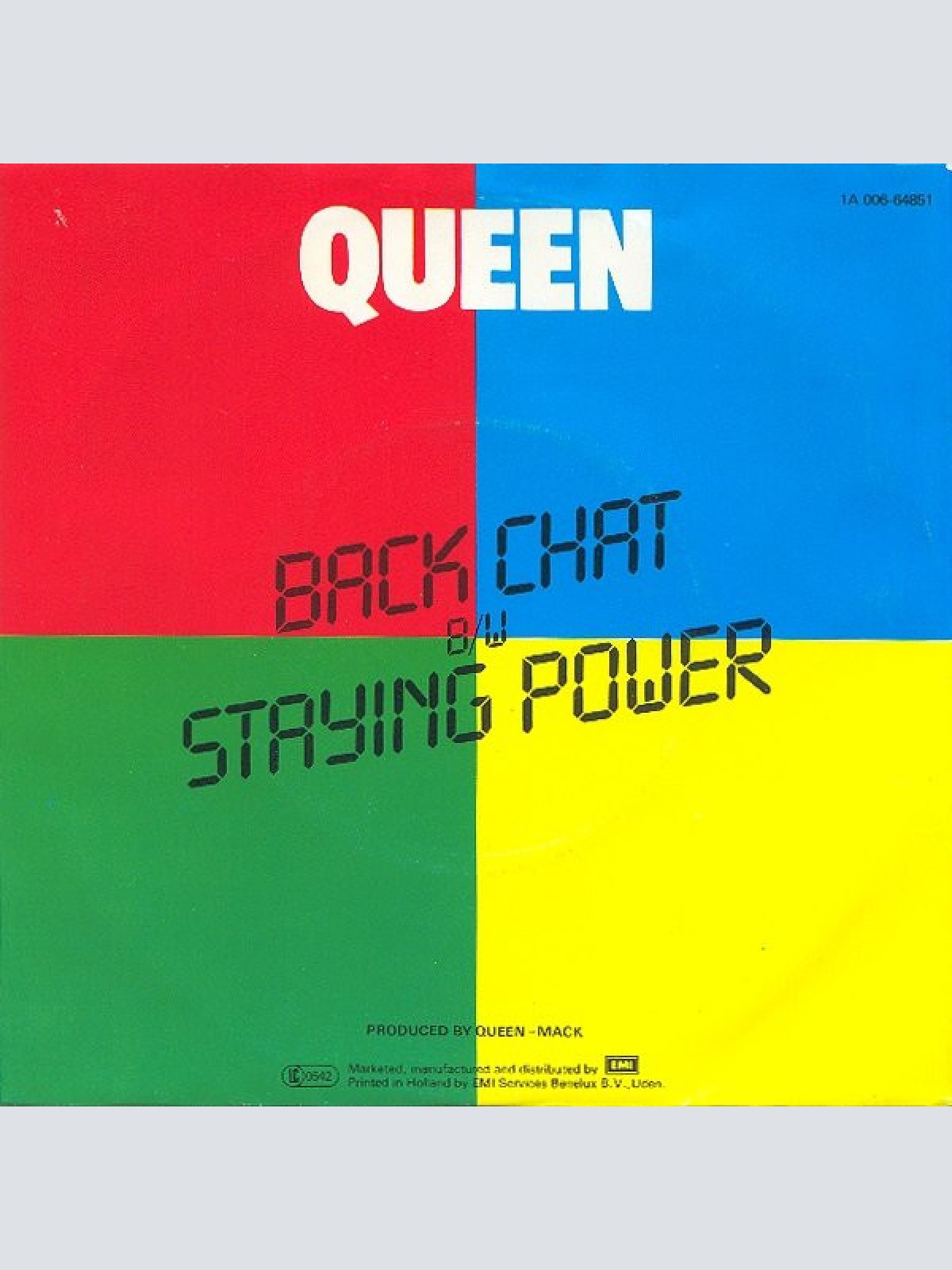 Vinyl / Queen - Back Chat