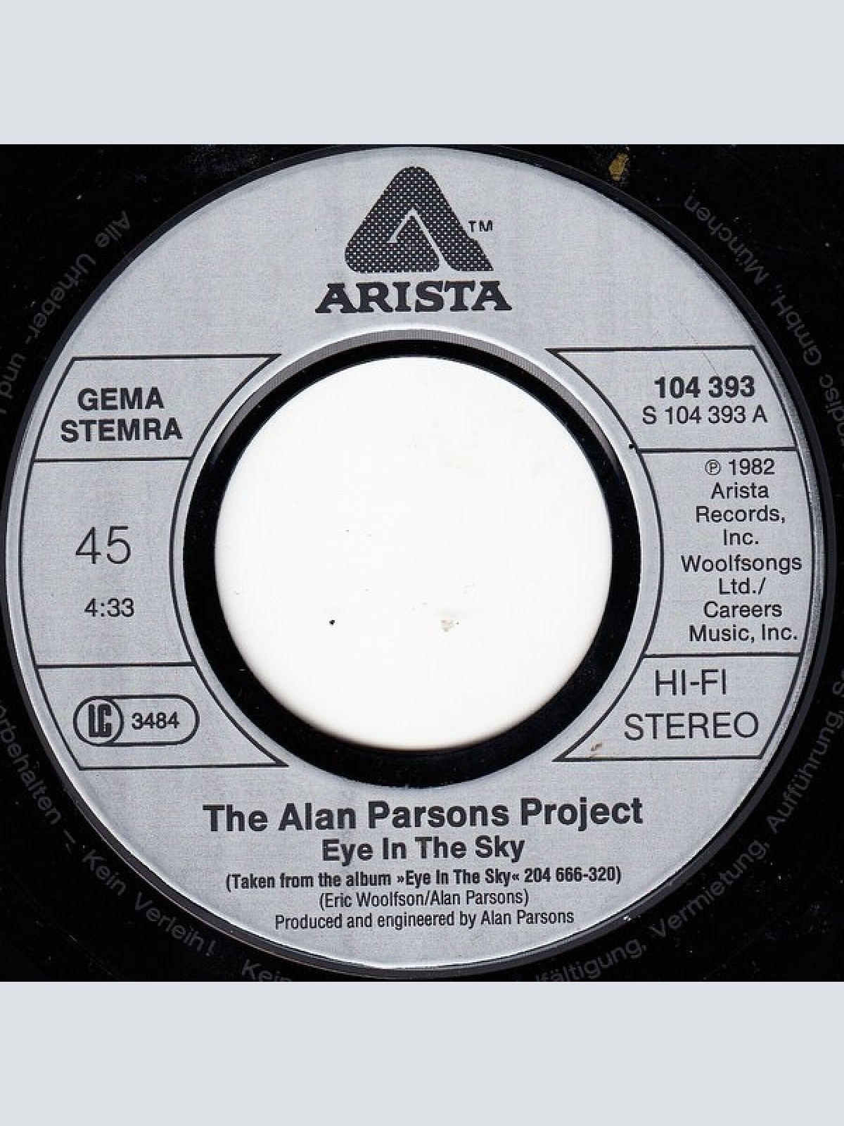 Vinyl / The Alan Parsons Project - Eye In The Sky