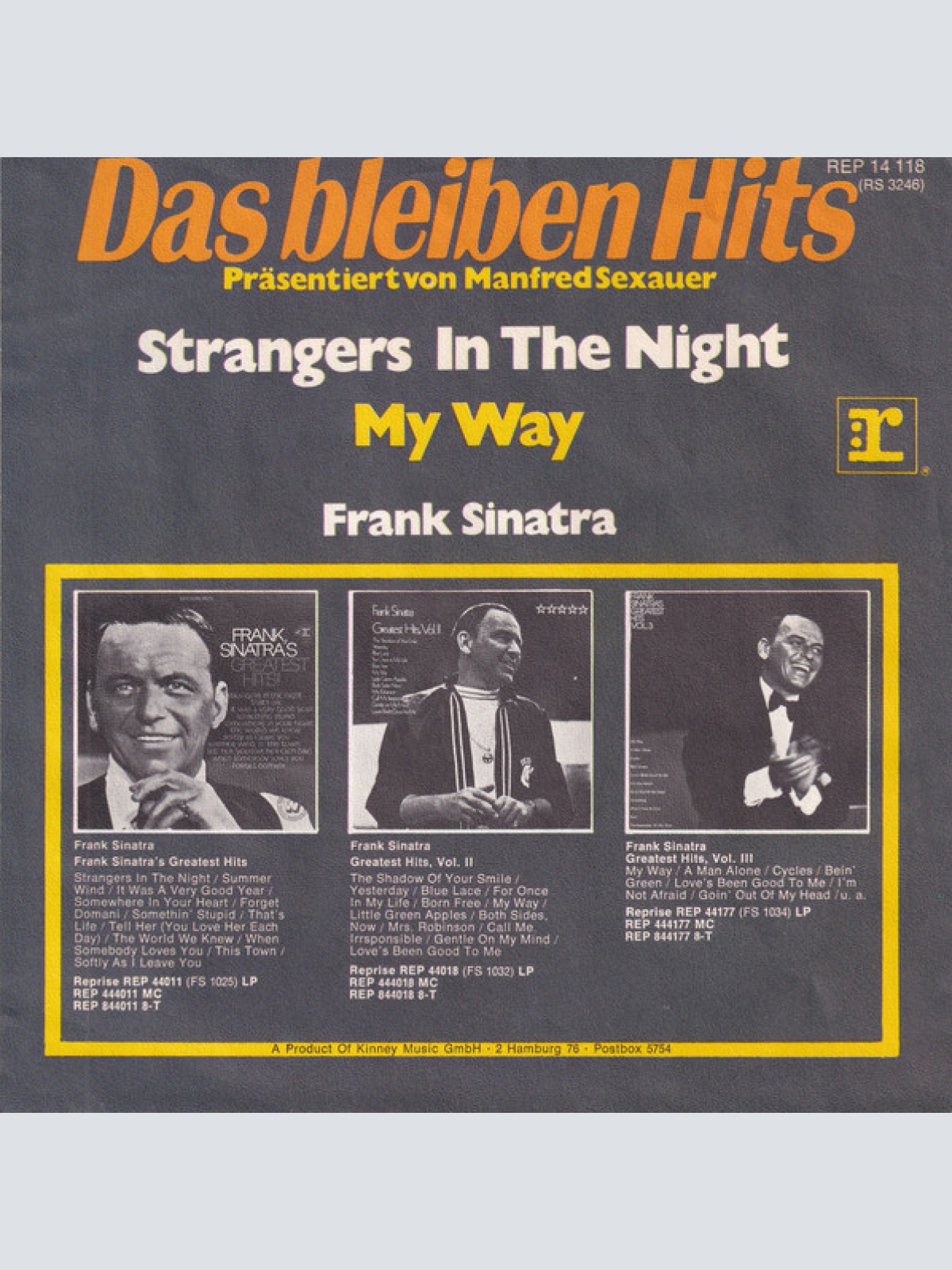 Vinyl / Frank Sinatra - Strangers In The Night / My Way