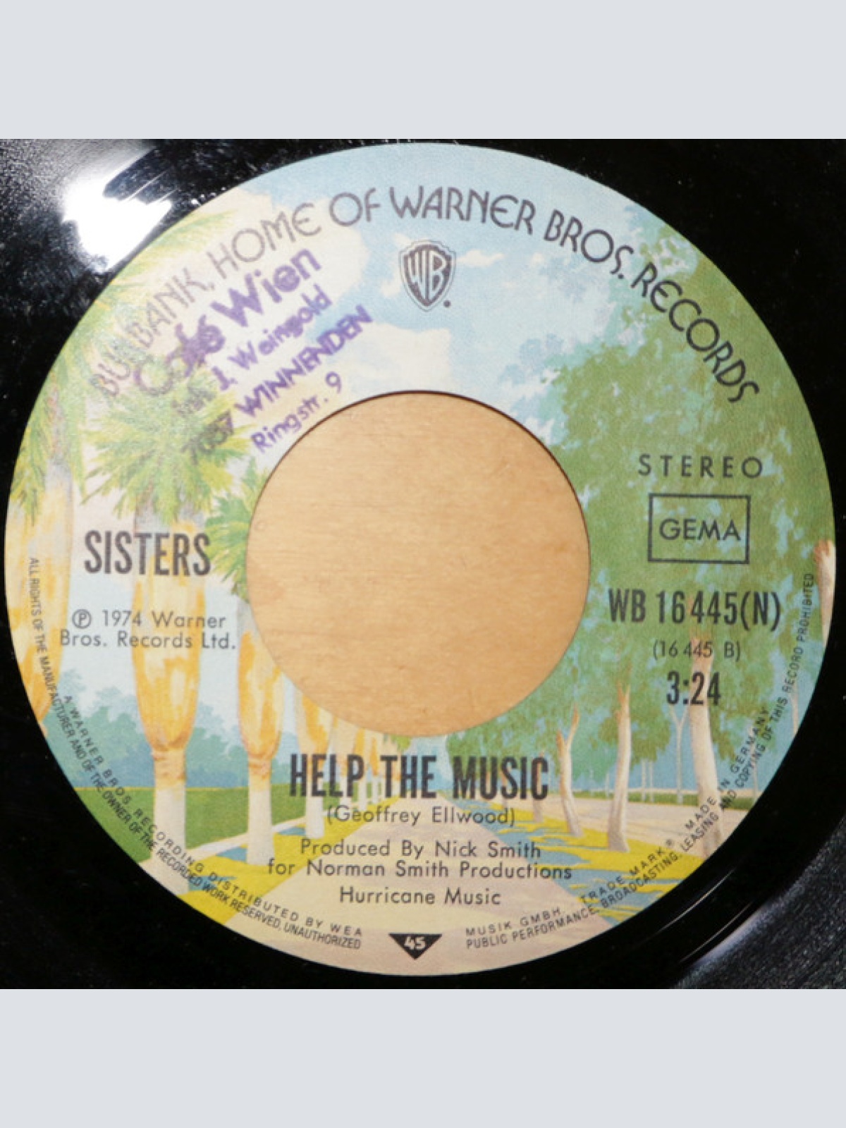 Vinyl / Sisters (8) - There's A Raver Coming Home / Help The Music