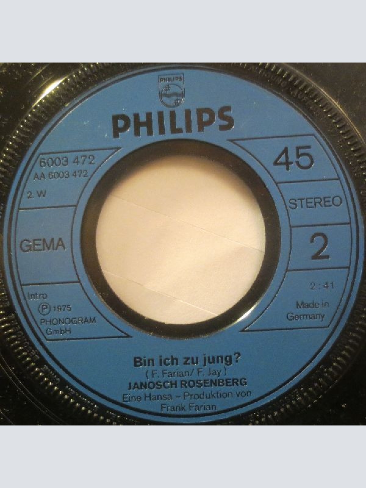 Vinyl / Janosch Rosenberg - Sweet Rosalie