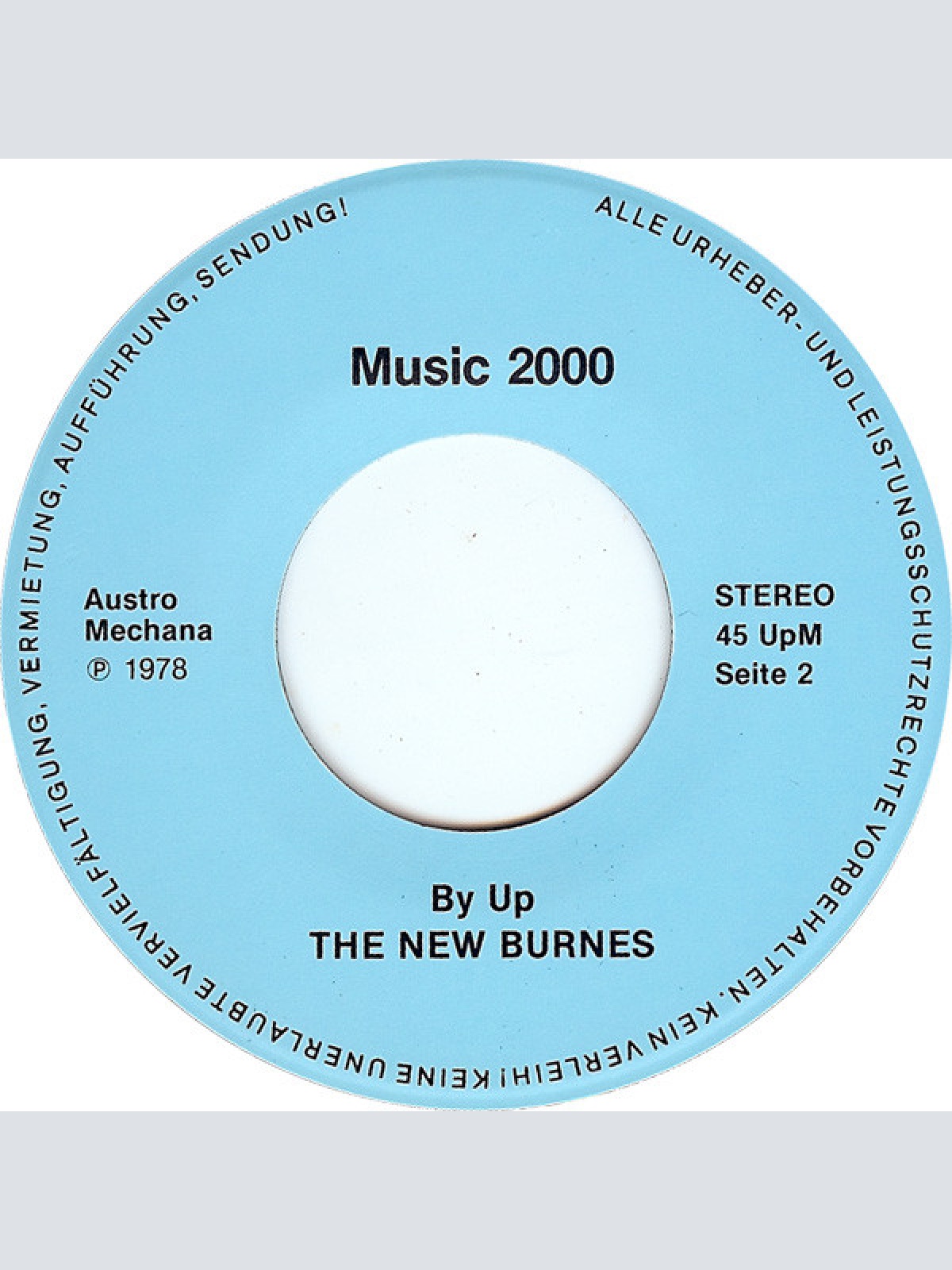 Vinyl / The New Burnes - Everybody Loves Me / By Up