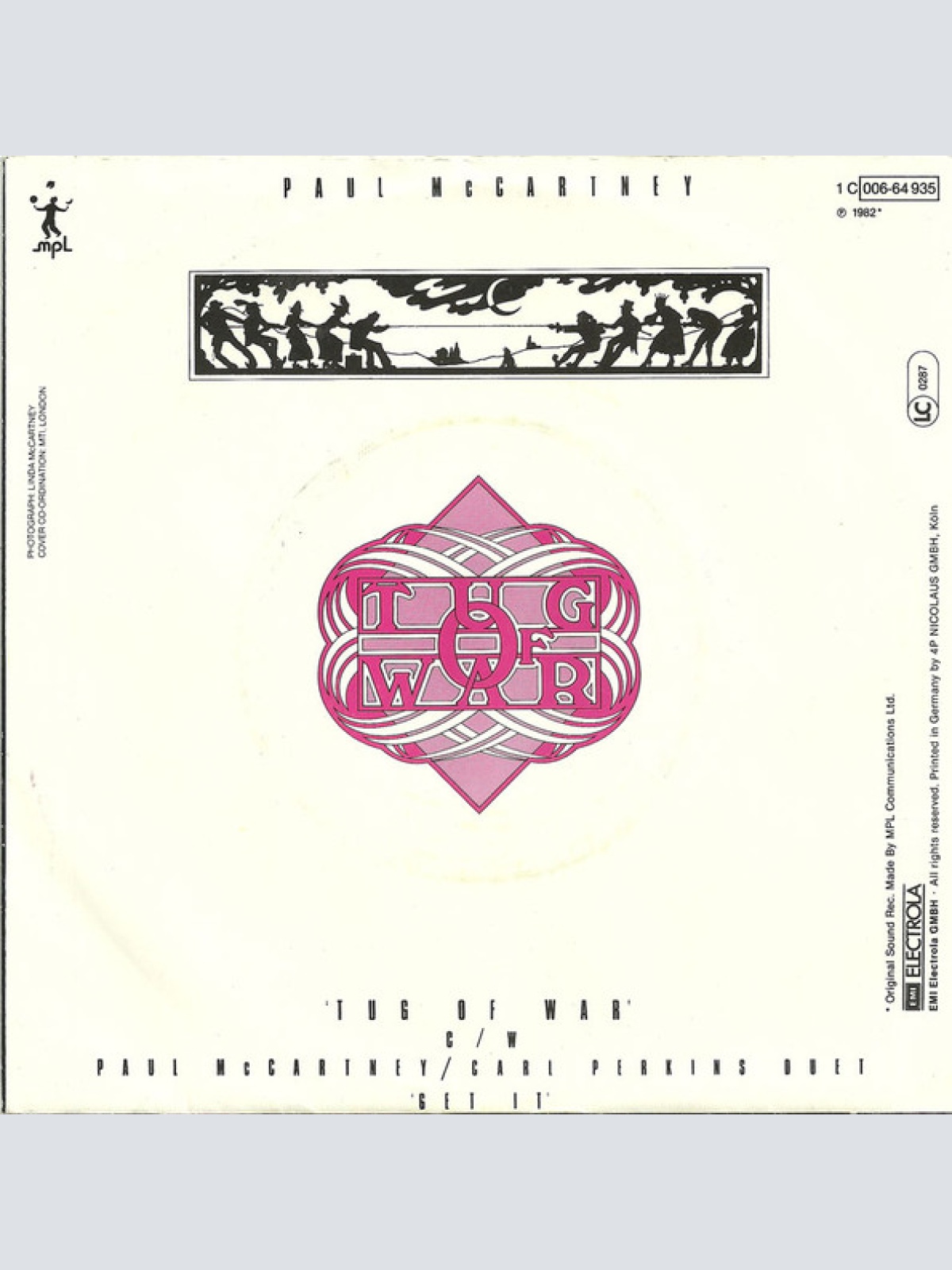 Vinyl / Paul McCartney - Tug Of War