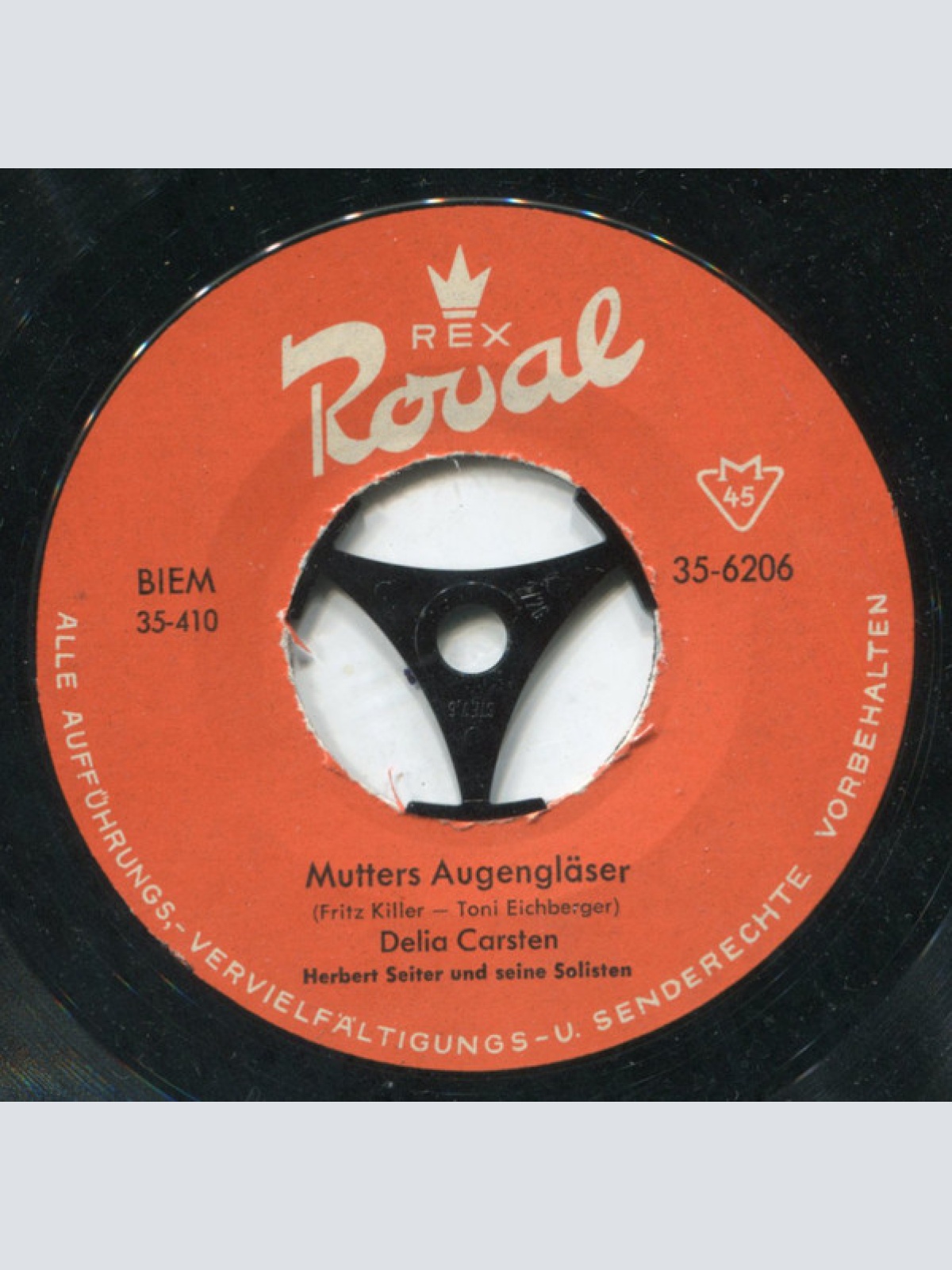Vinyl / Delia Carsten - Lied Der Tierfreunde / Mutters Augengläser