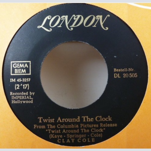 Vinyl / Clay Cole - Twist Around The Clock