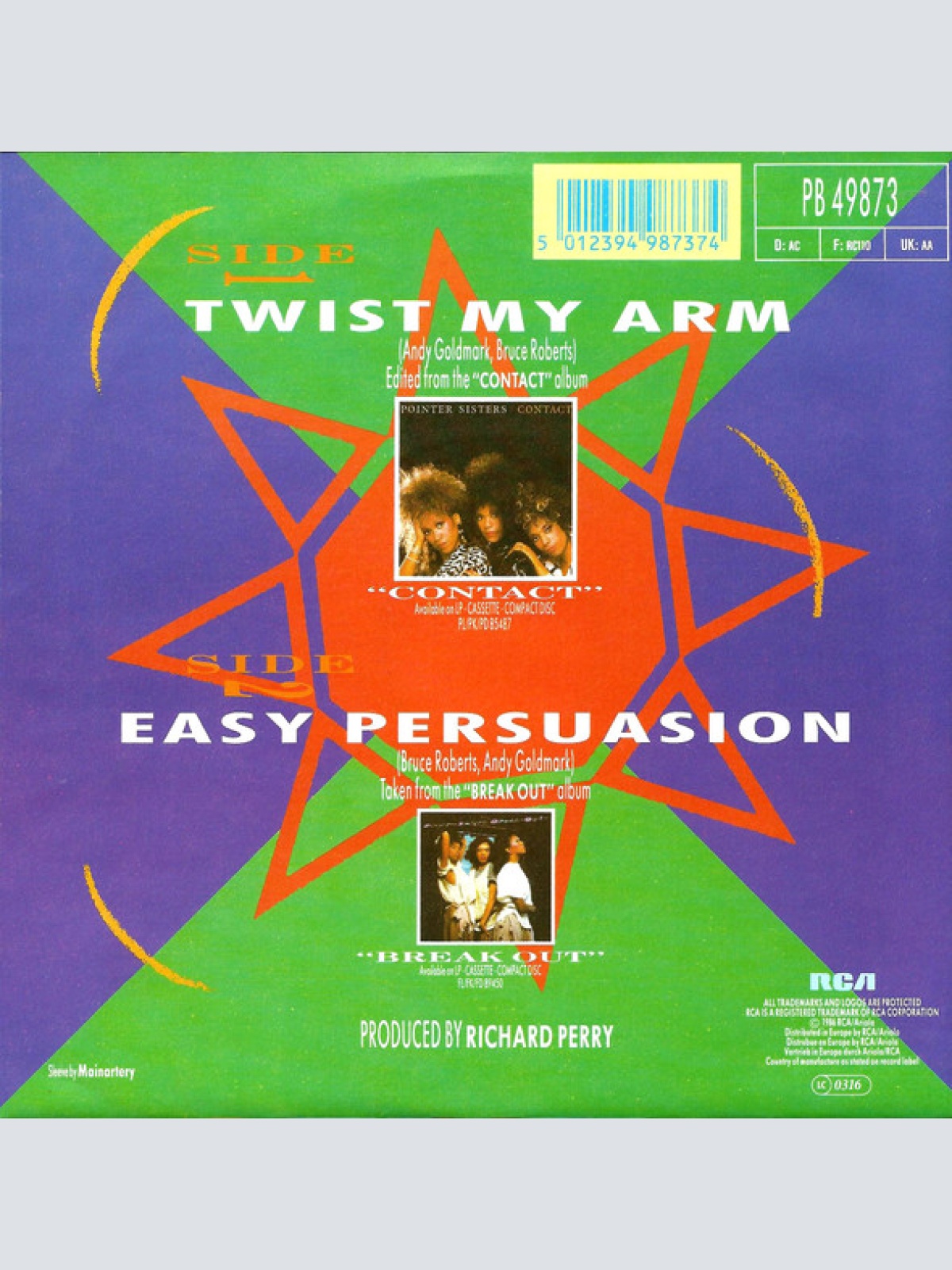 Vinyl / Pointer Sisters - Twist My Arm