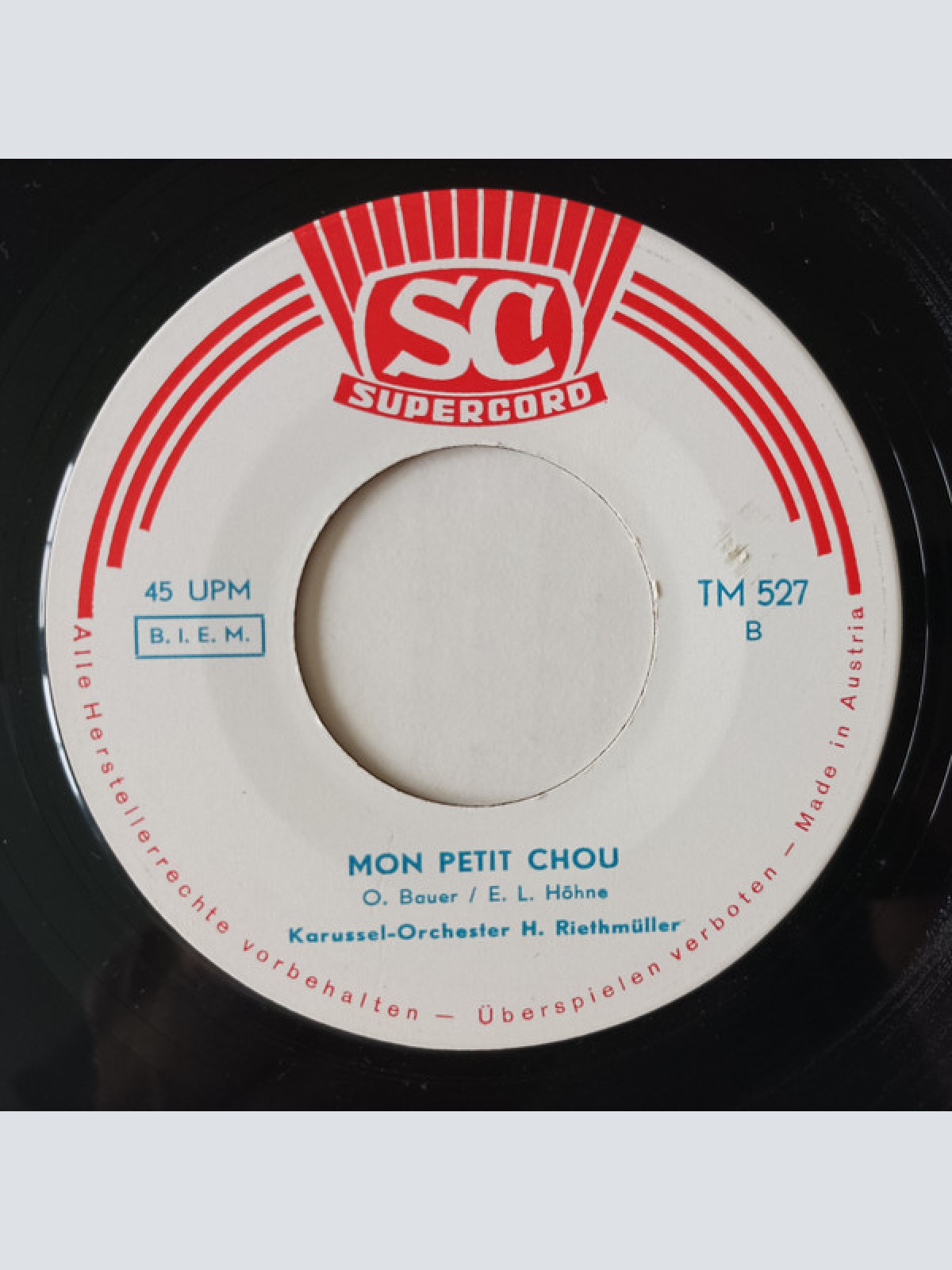 Vinyl / Karussel-Orchester Heinrich Riethmüller - Karussel-Orchester Heinrich Riethmüller