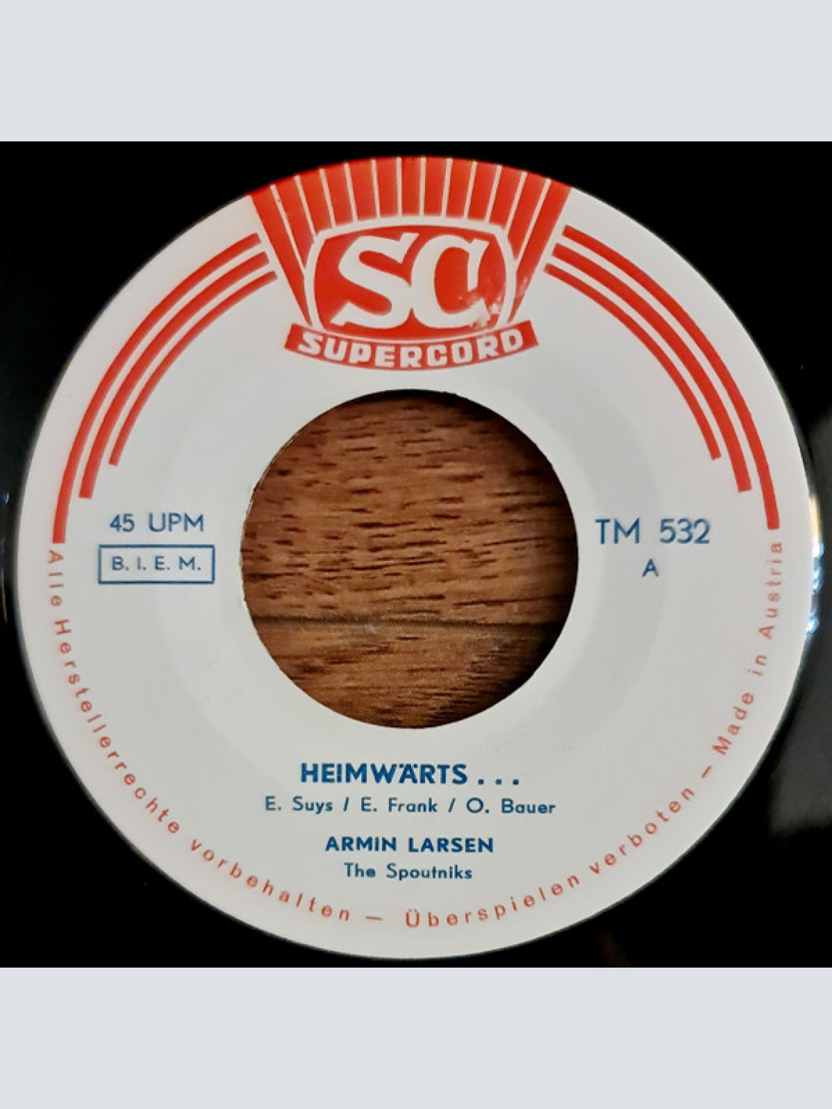 Vinyl / Armin Larsen, Die Sputniks - Heimwärts... / Wirst Du Mir Denn Auch Treu Sein