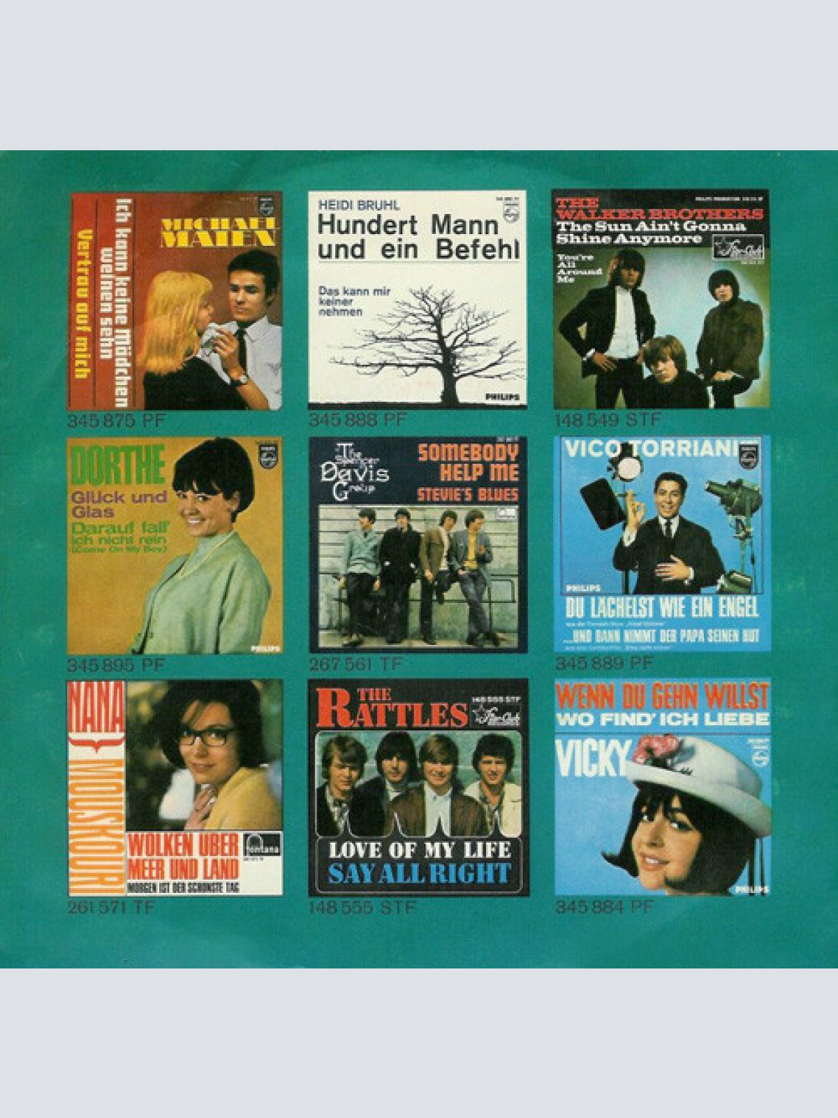 Vinyl / Vico Torriani - Eine Ganze Nacht / Ich Lebe Nur Für Dich Allein