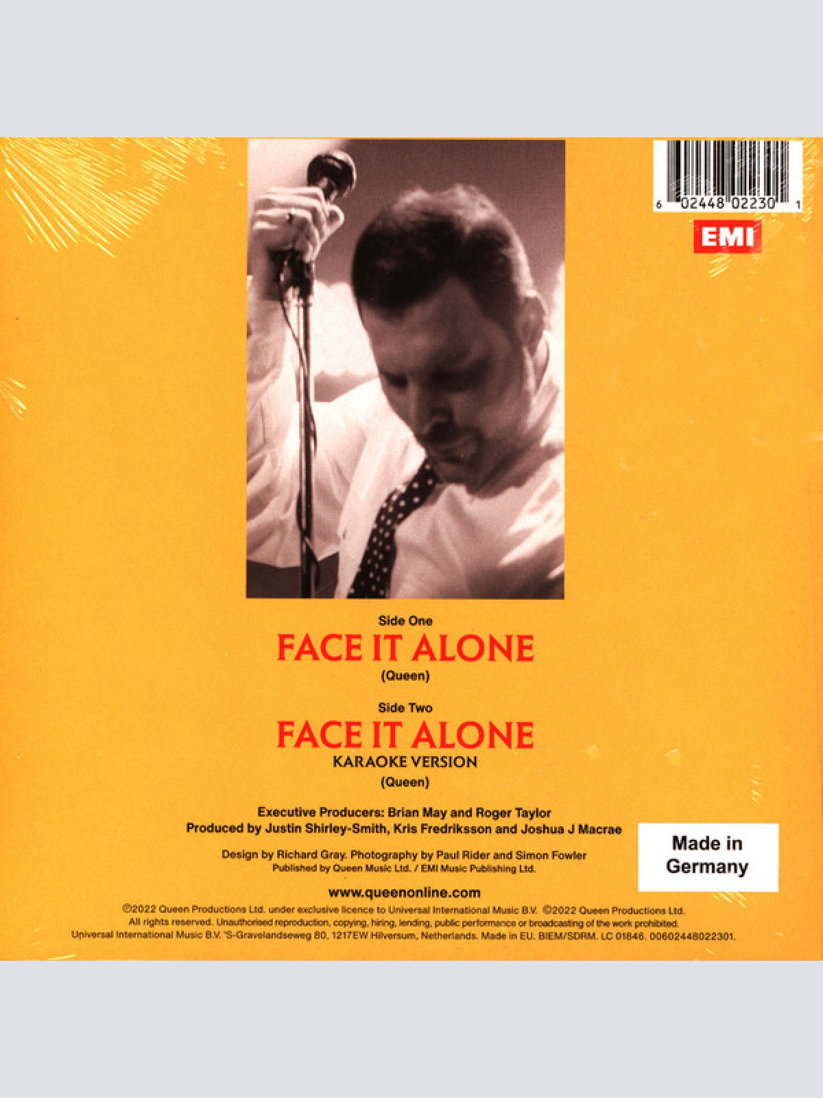 Vinyl / Queen - Face It Alone