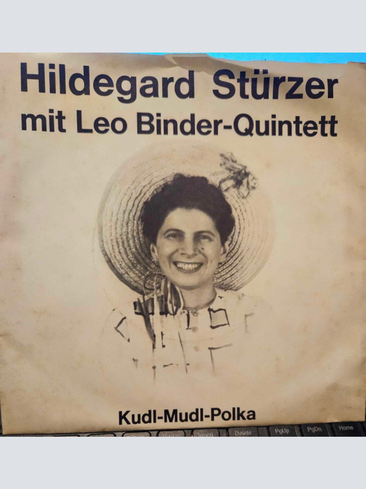 Vinyl / Hildegard Stürzer Mit Leo Binder Quintett - Ich Hab Nur Einen Wunsch Auf Dieser Welt / Kudl-Mudl-Polka