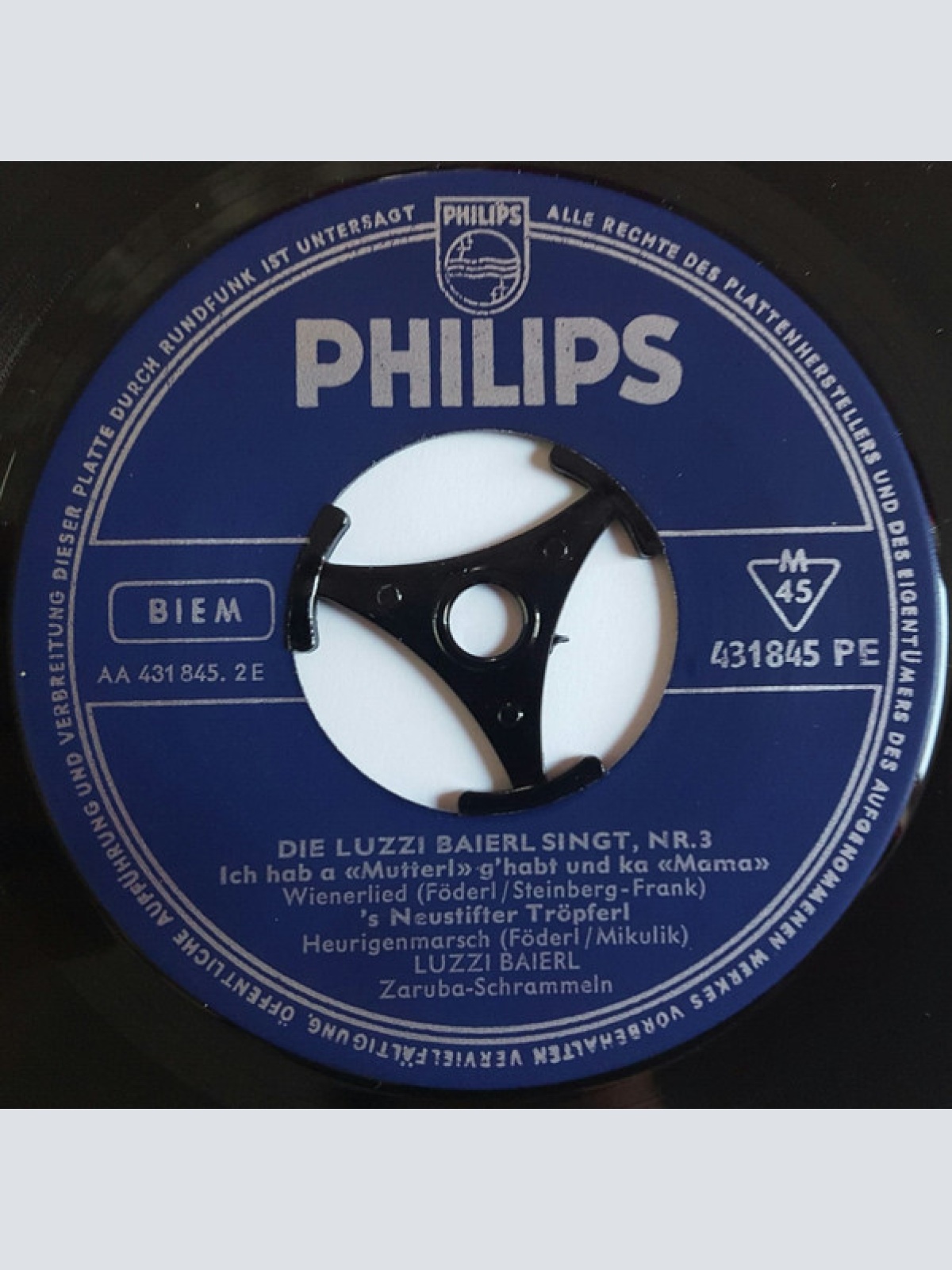 Vinyl / Luzzi Baierl Mit Den Zaruba-Schrammeln* - Die Luzzi Baierl Singt, Nr. 3