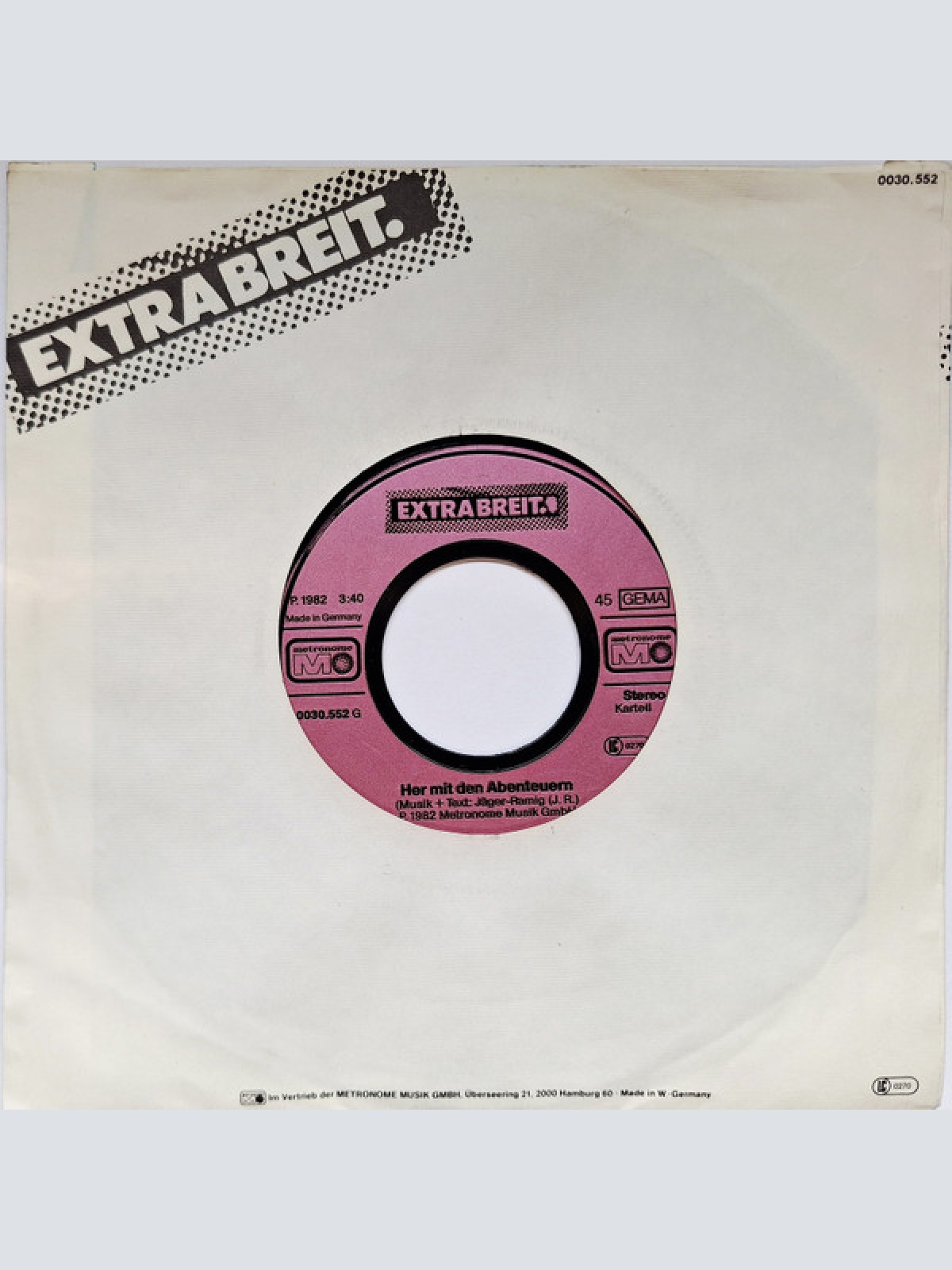 Vinyl / Extrabreit - Duo Infernal