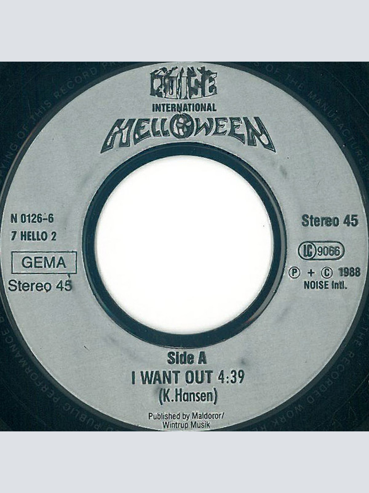 Vinyl / Helloween - I Want Out