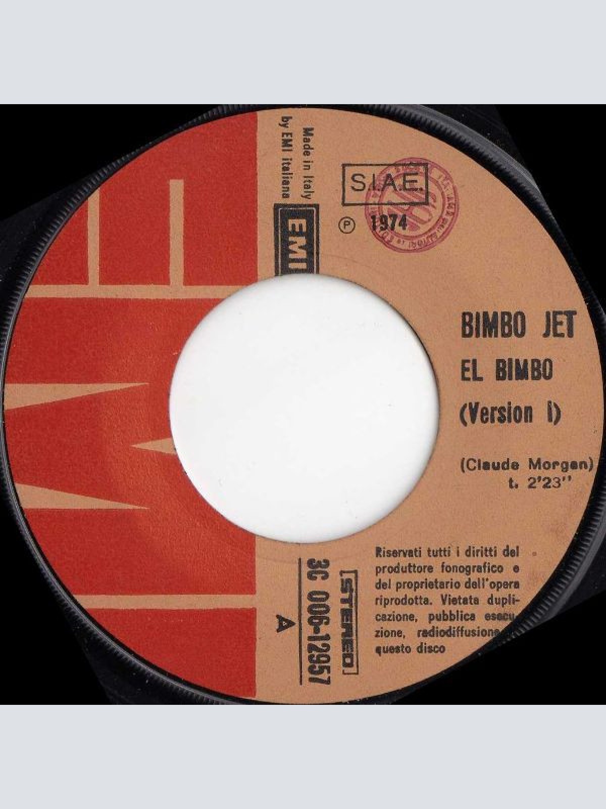 Vinyl / Bimbo Jet - El Bimbo