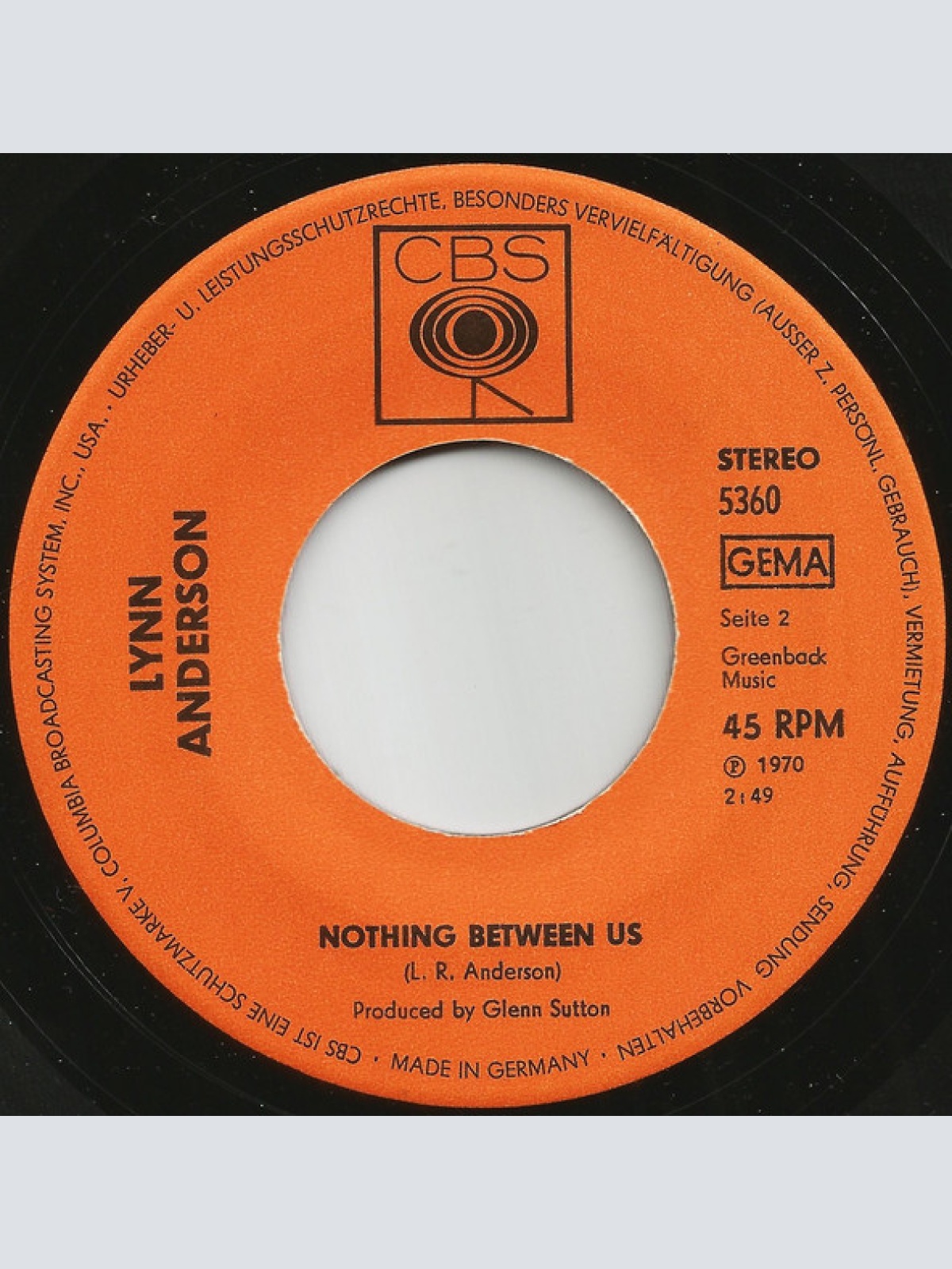 Vinyl / Lynn Anderson - Rose Garden