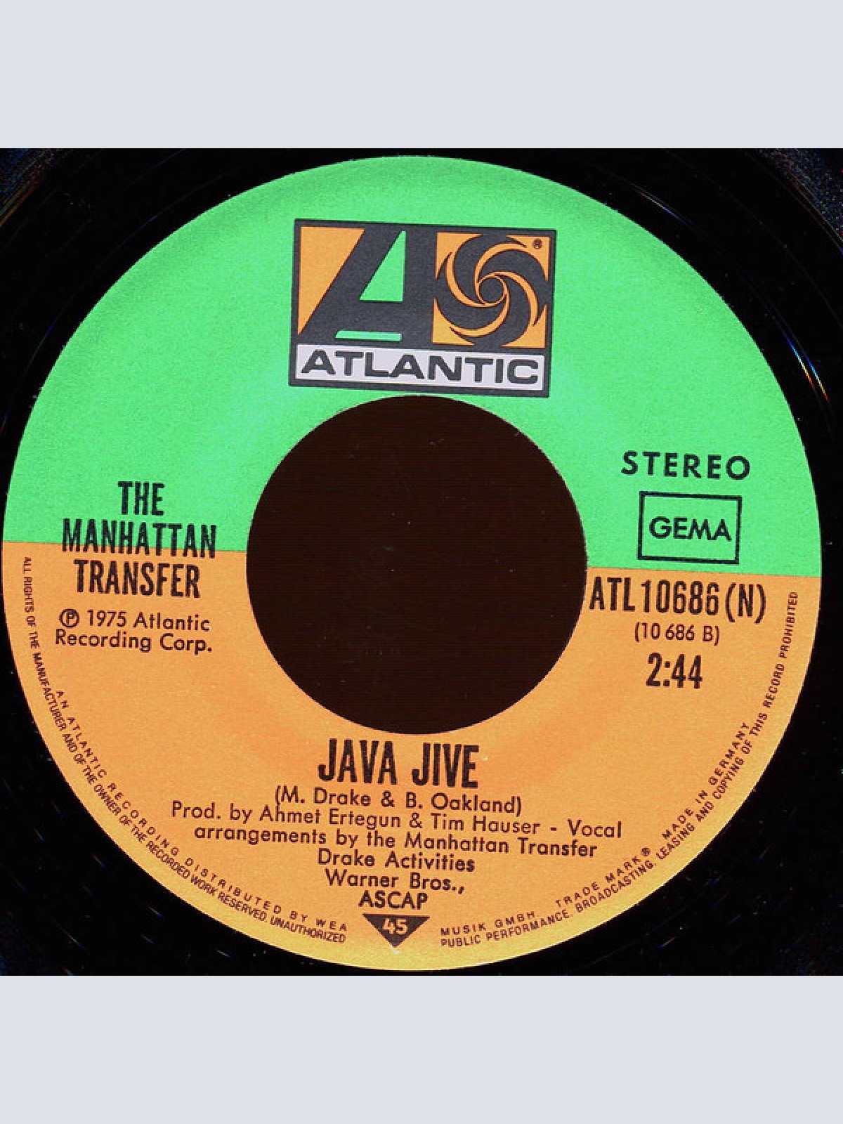 Vinyl / The Manhattan Transfer - Operator