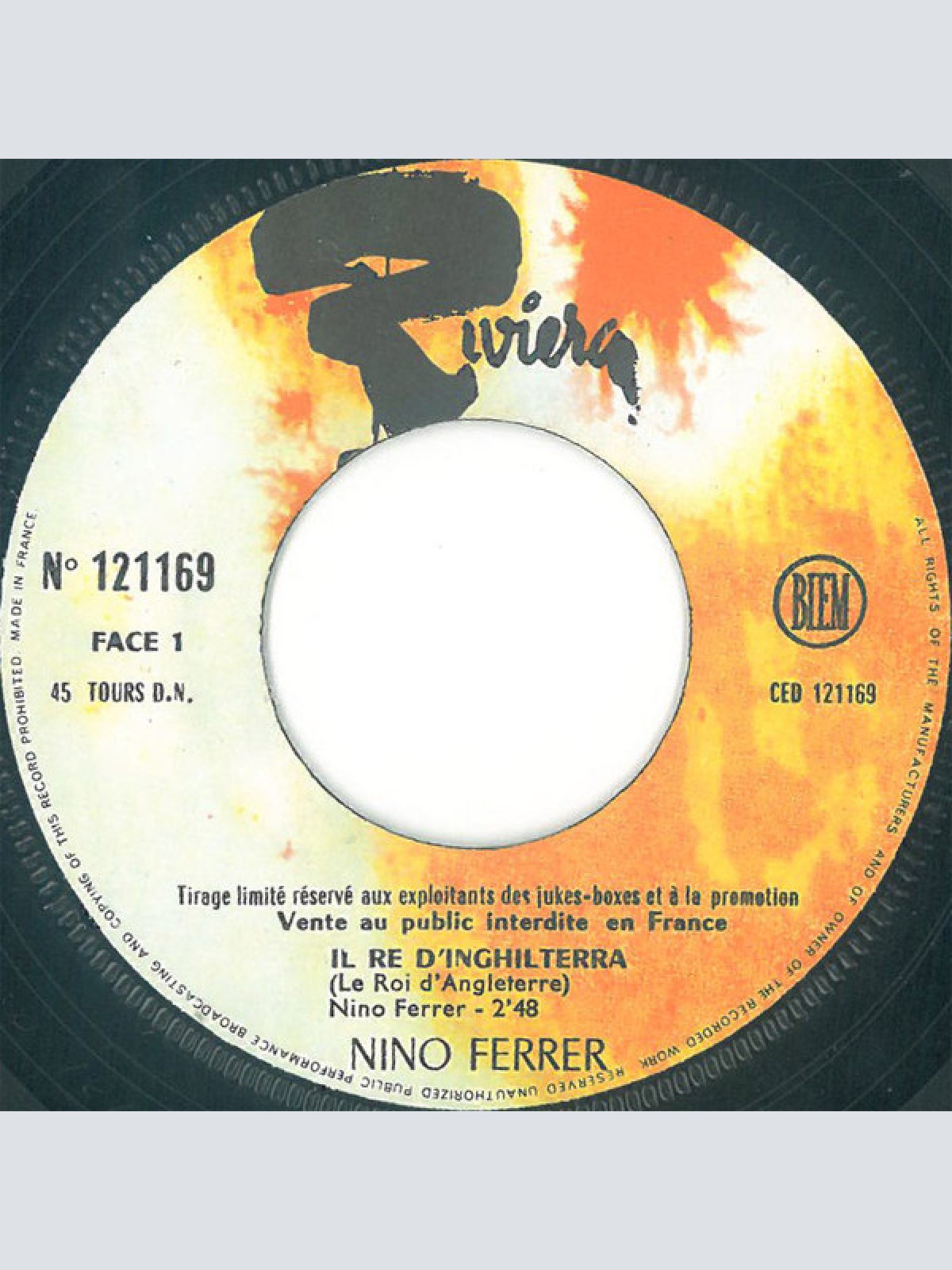 Vinyl / Nino Ferrer - Il Re D'Inghilterra