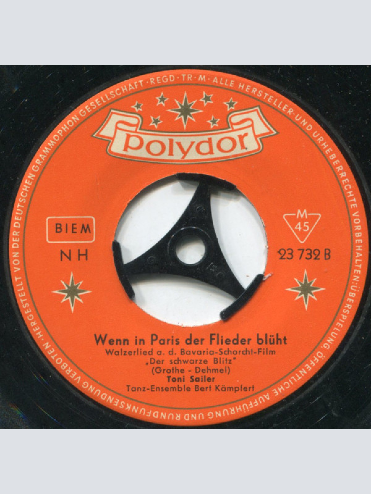 Vinyl / Toni Sailer - Du Bringst Mir Glück / Wenn In Paris Der Flieder Blüht