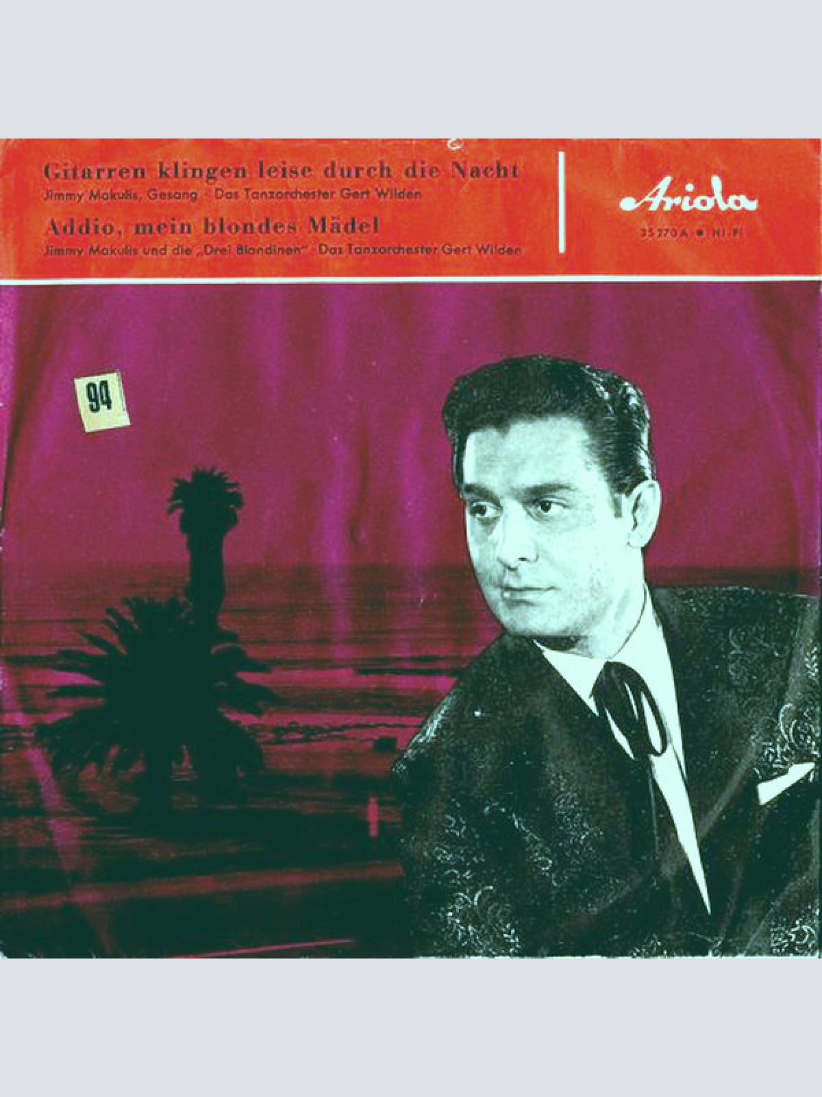 Vinyl / Jimmy Makulis - Gitarren Klingen Leise Durch Die Nacht / Addio, Mein Blondes Mädel