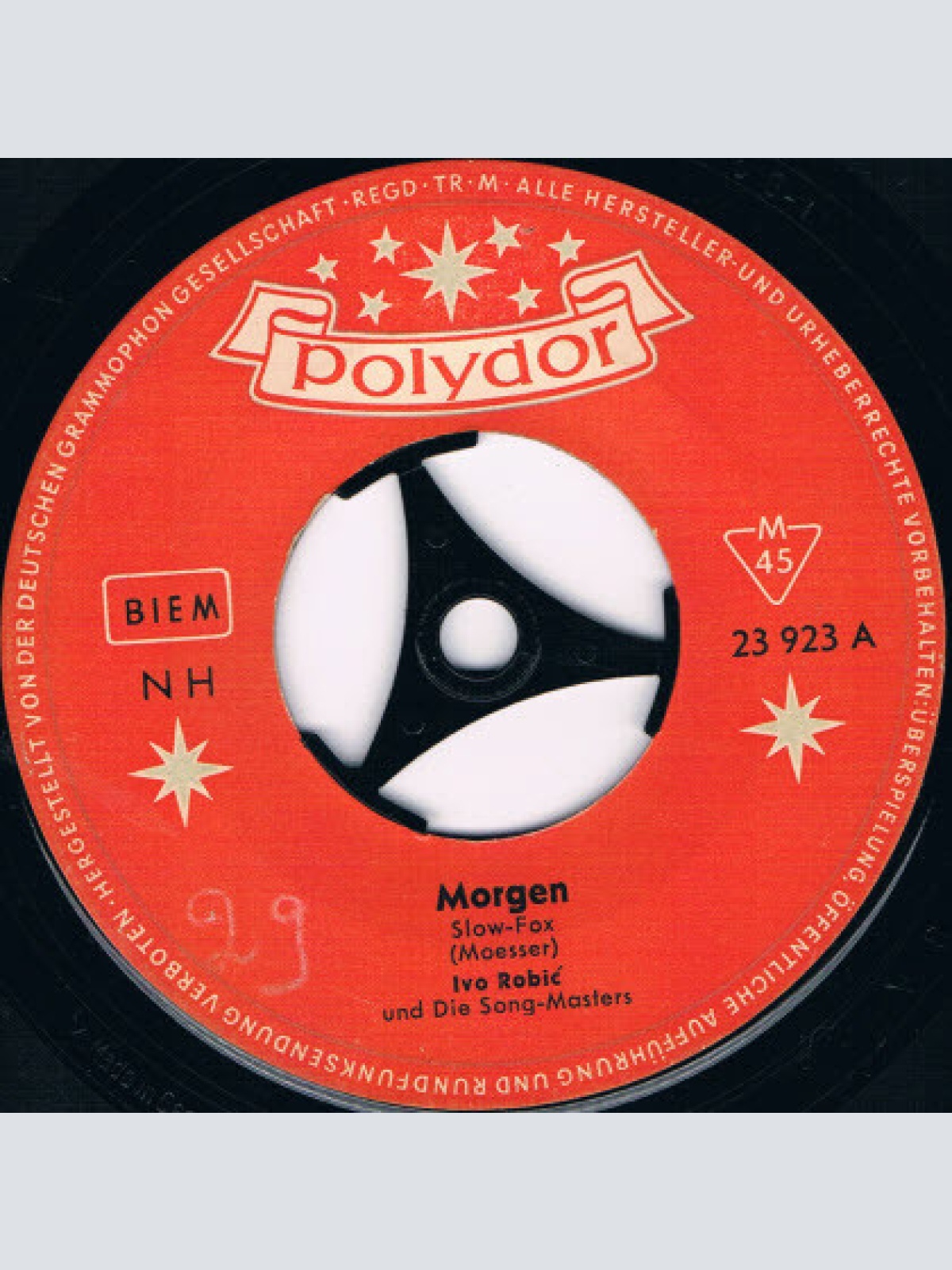 Vinyl / Ivo Robić Und Die Song-Masters - Morgen