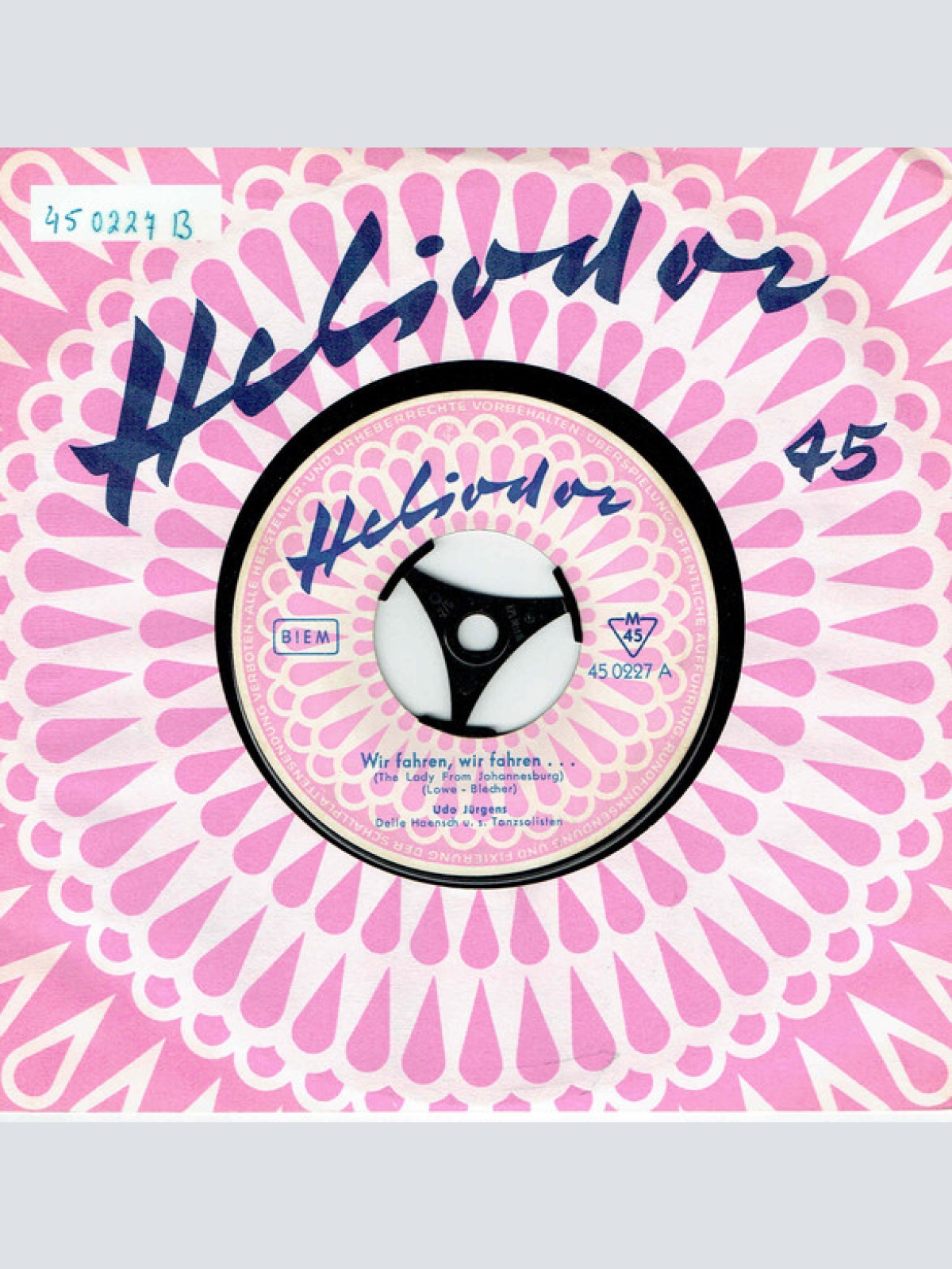 Vinyl / Udo Jürgens - Wir Fahren, Wir Fahren / Wann Kommt Die Liebe