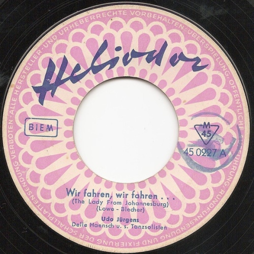 Vinyl / Udo Jürgens - Wir Fahren, Wir Fahren / Wann Kommt Die Liebe