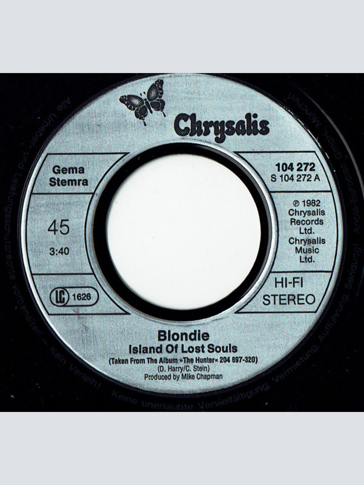 Vinyl / Blondie - Island Of Lost Souls