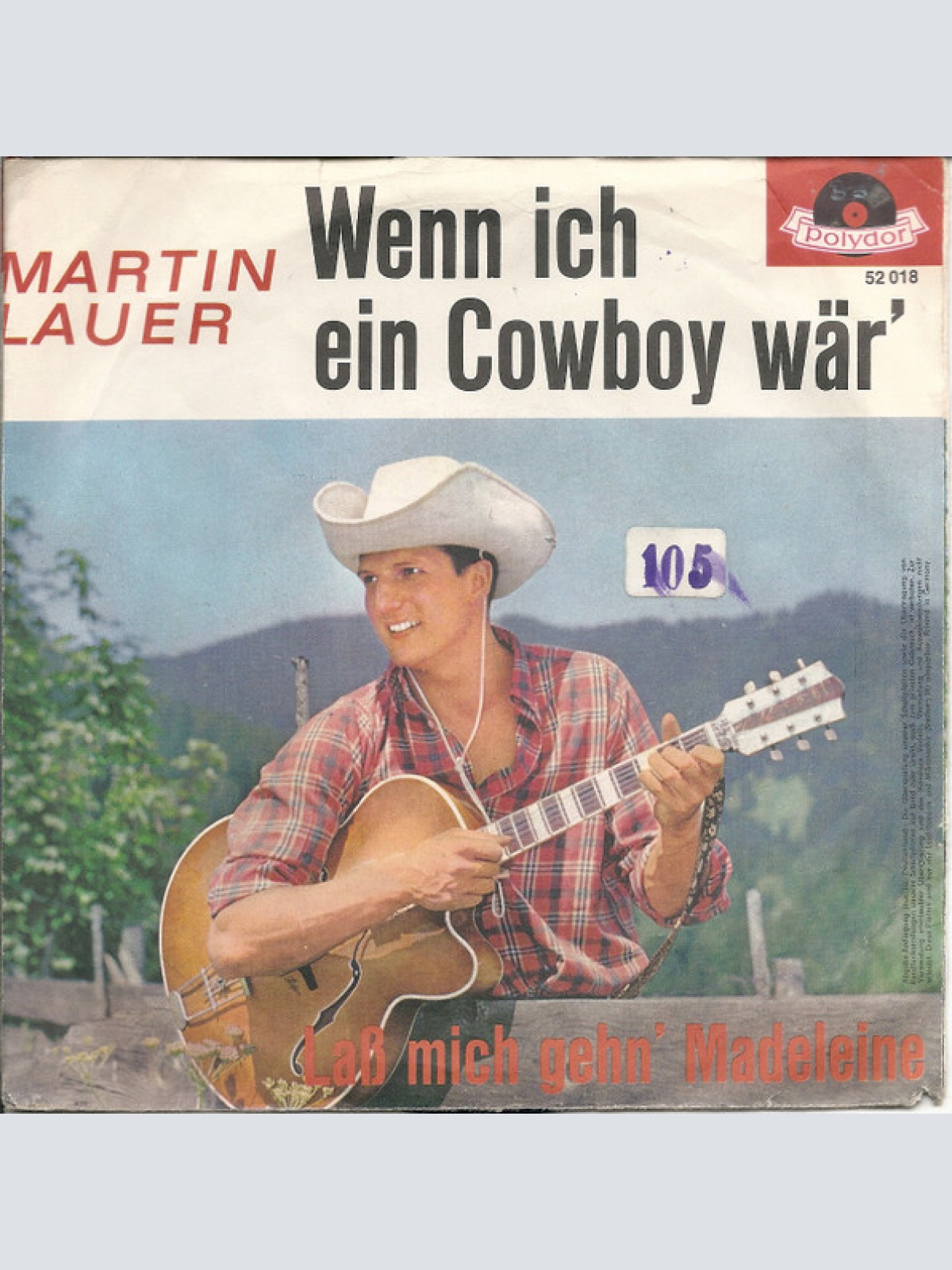 Vinyl / Martin Lauer - Wenn Ich Ein Cowboy Wär'