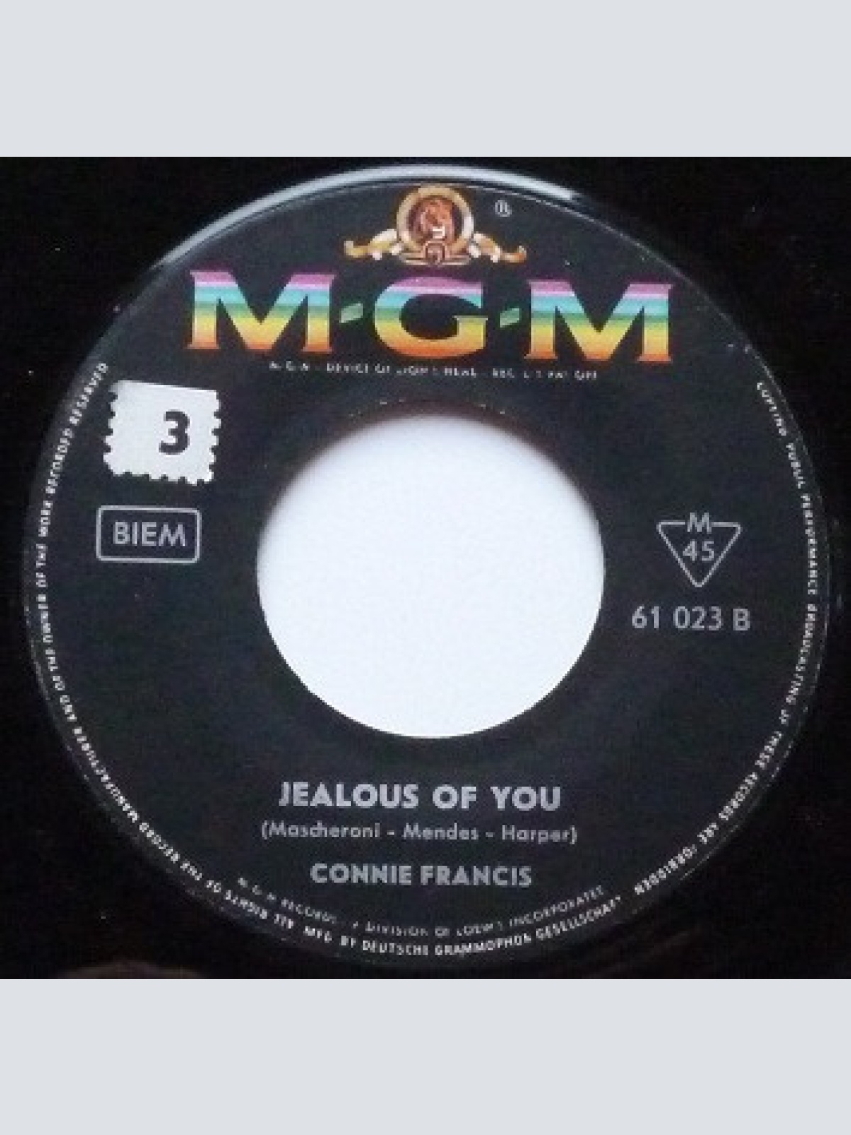 Vinyl / Connie Francis - Everybody's Somebody's Fool