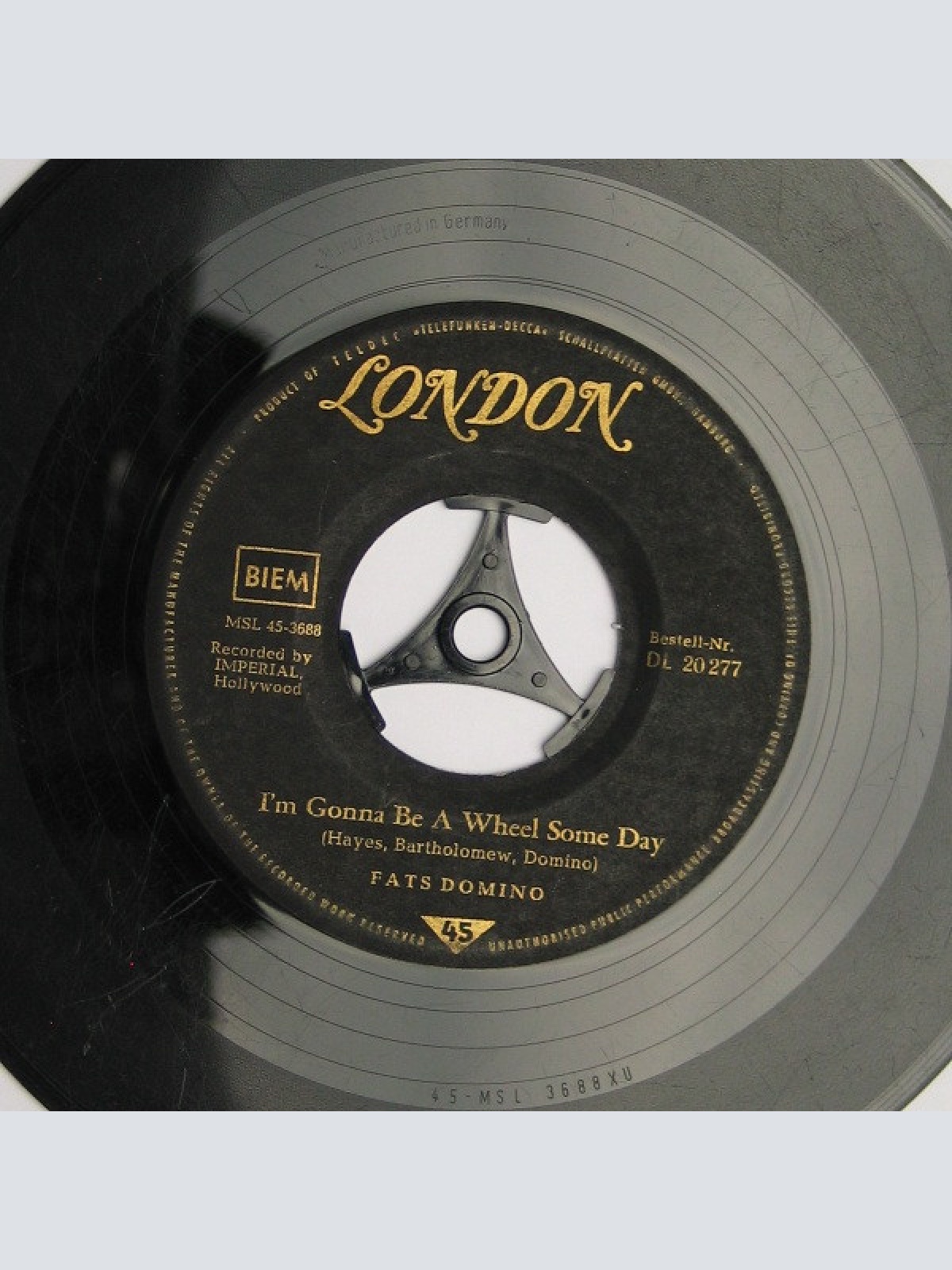 Vinyl / Fats Domino - I Want To Walk You Home / I'm Gonna Be A Wheel Some Day