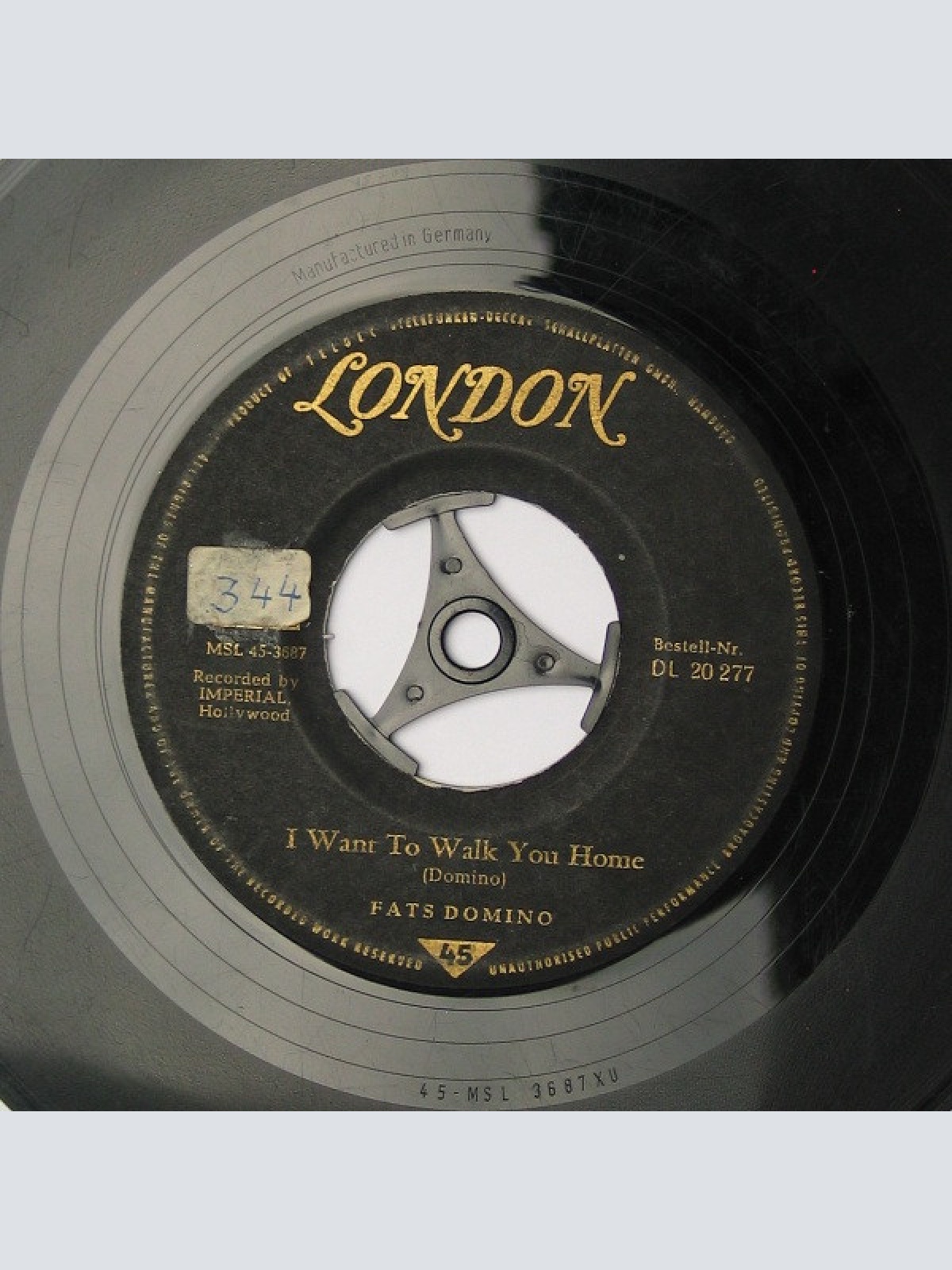 Vinyl / Fats Domino - I Want To Walk You Home / I'm Gonna Be A Wheel Some Day
