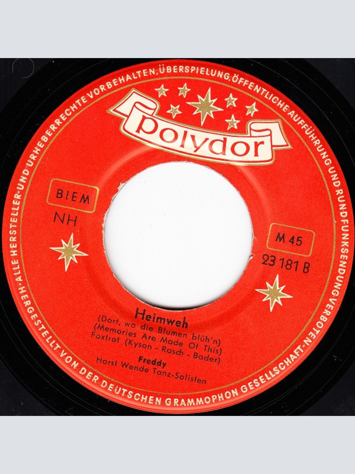 Vinyl / Freddy* - Sie Hieß Mary-Ann