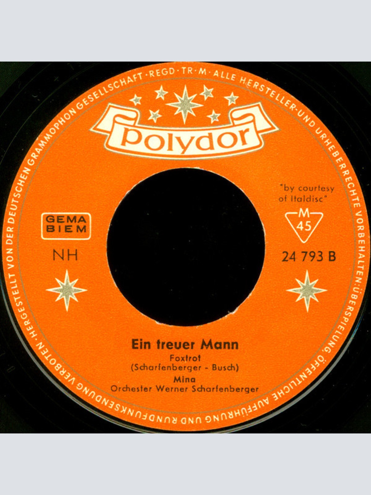 Vinyl / Mina (3) - Heißer Sand / Ein Treuer Mann