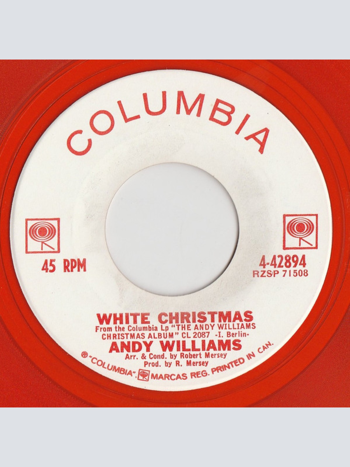 Vinyl / Andy Williams - White Christmas